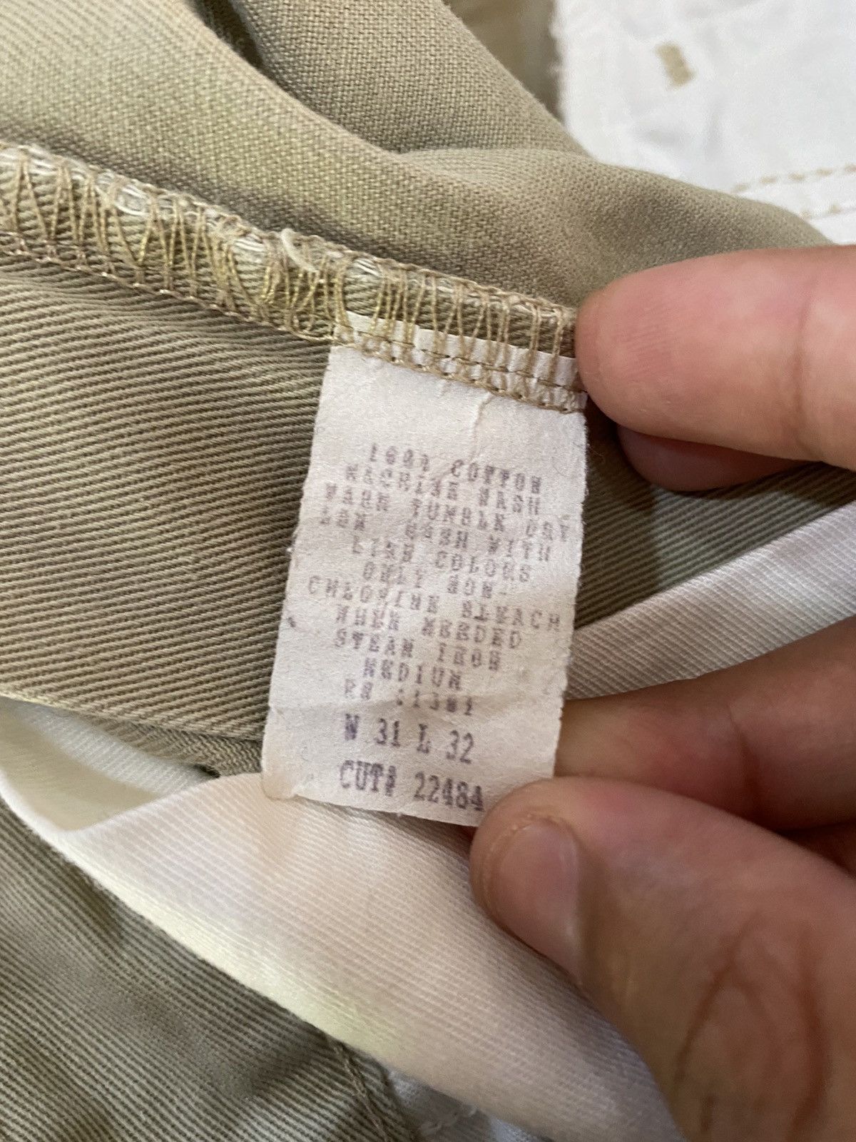 Polo Ralph Lauren 🇺🇸RARE POLO RALPH LAUREN MADE IN USA WIDE TROUSERS PANTS Size US 30 / EU 46 - 10 Thumbnail