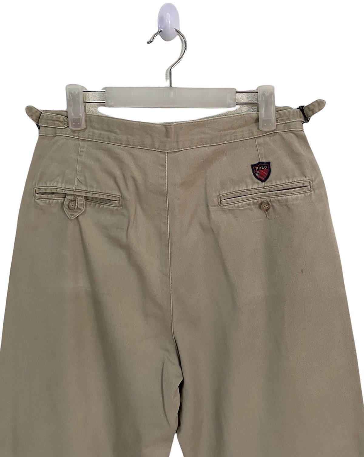 Polo Ralph Lauren 🇺🇸RARE POLO RALPH LAUREN MADE IN USA WIDE TROUSERS PANTS Size US 30 / EU 46 - 4 Thumbnail