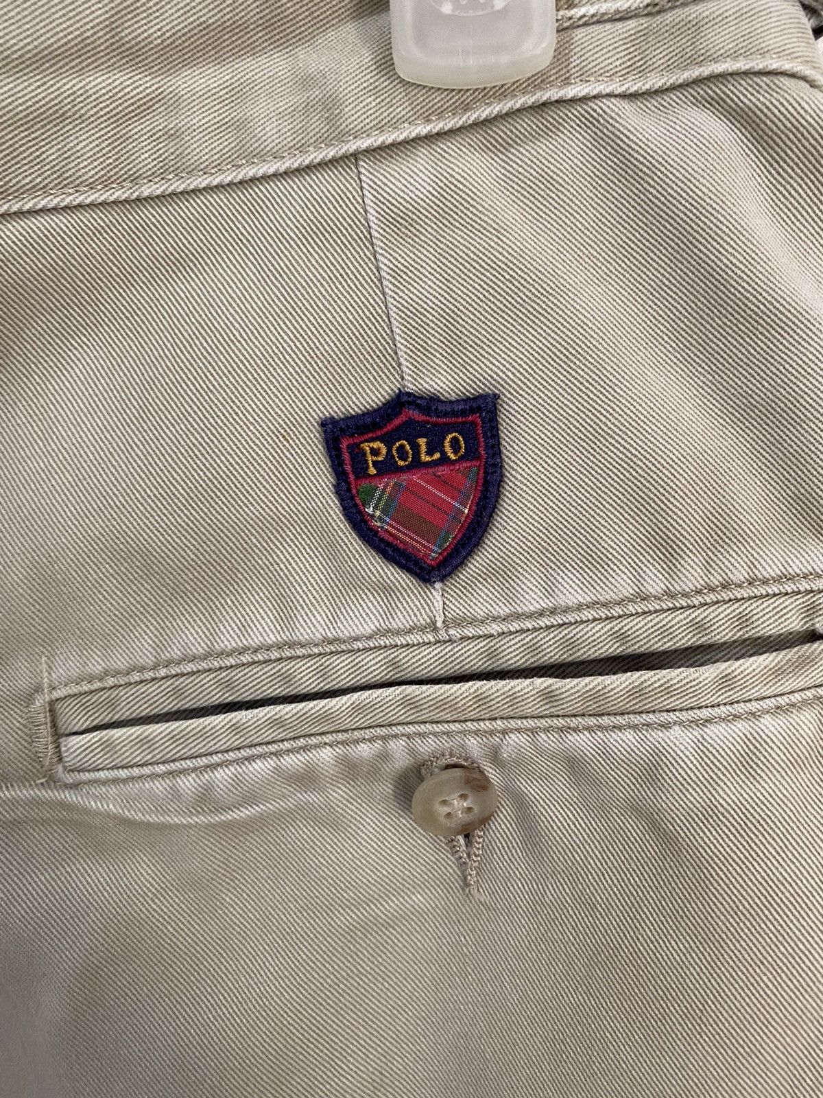 Polo Ralph Lauren 🇺🇸RARE POLO RALPH LAUREN MADE IN USA WIDE TROUSERS PANTS Size US 30 / EU 46 - 9 Thumbnail
