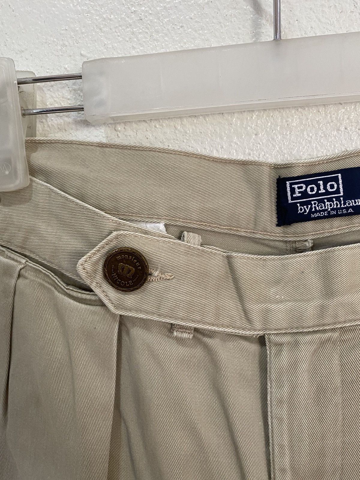 Polo Ralph Lauren 🇺🇸RARE POLO RALPH LAUREN MADE IN USA WIDE TROUSERS PANTS Size US 30 / EU 46 - 8 Thumbnail