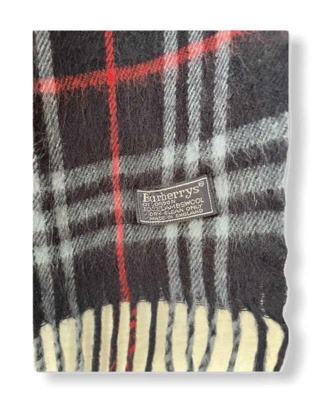 Burberry VINTAGE BURBERRYS NOVA CHECK SCAF WOOL ENGLAND Size ONE SIZE - 2 Thumbnail