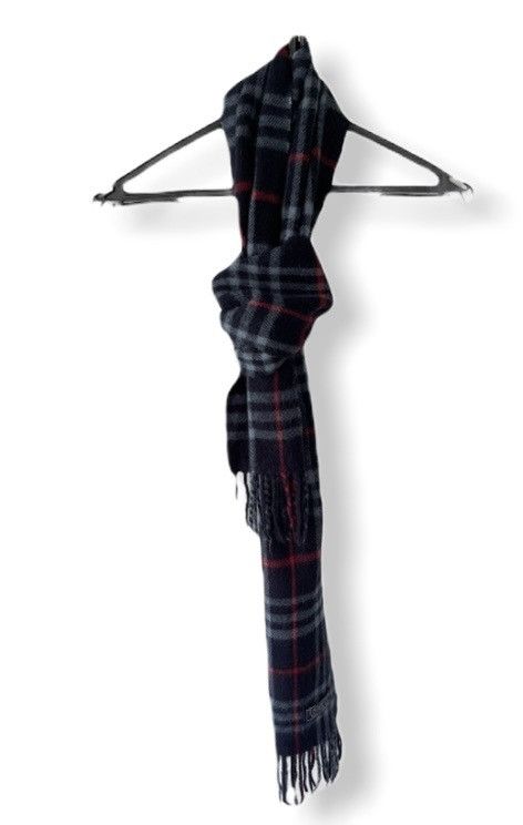 Burberry VINTAGE BURBERRYS NOVA CHECK SCAF WOOL ENGLAND Size ONE SIZE - 3 Thumbnail