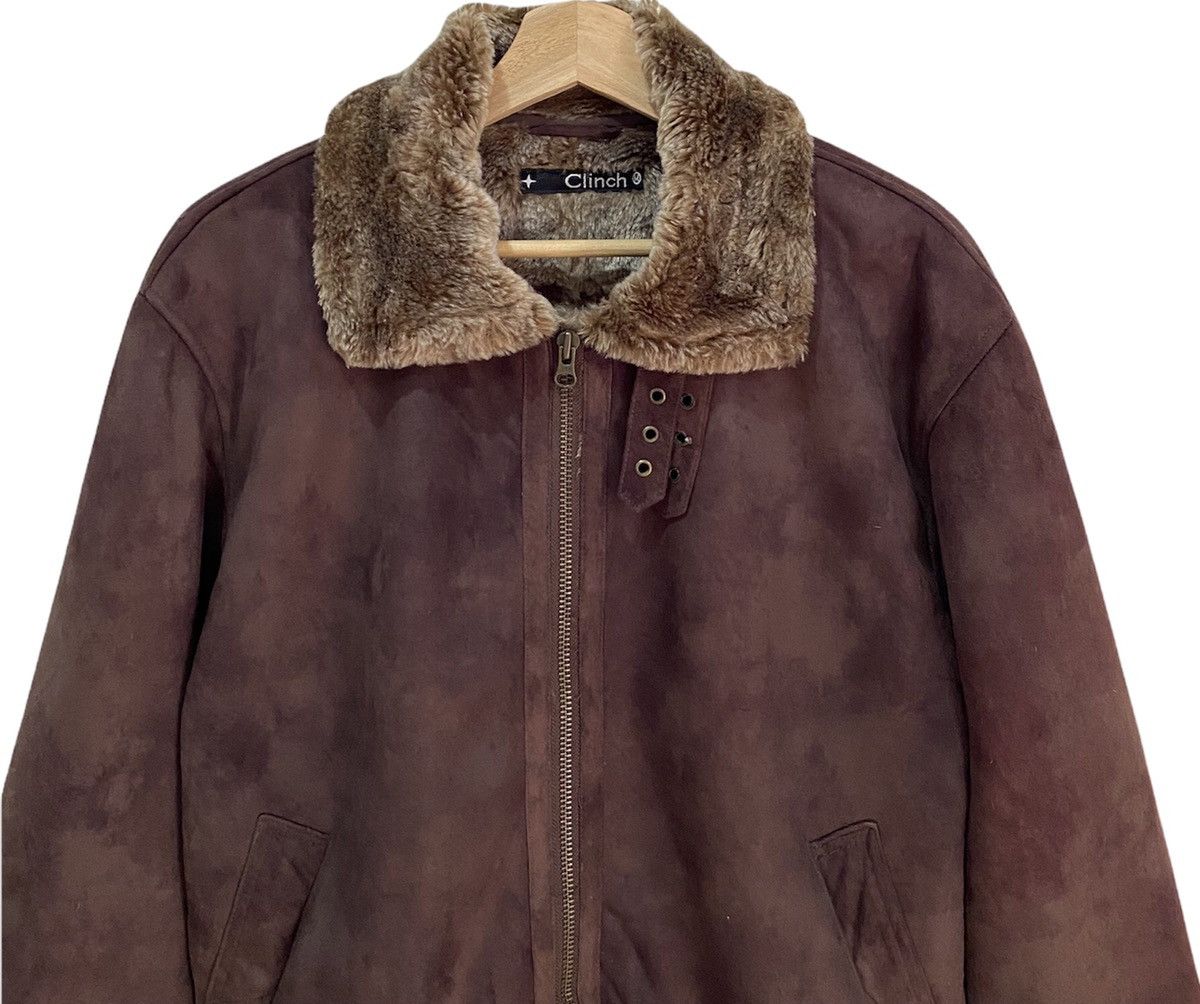 If Six Was Nine 🔥Vintage Rare Moleskin Faux Fur Shearling Jacket Size US M / EU 48-50 / 2 - 7 Thumbnail