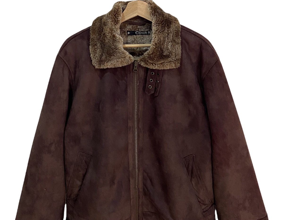 If Six Was Nine 🔥Vintage Rare Moleskin Faux Fur Shearling Jacket Size US M / EU 48-50 / 2 - 2 Thumbnail