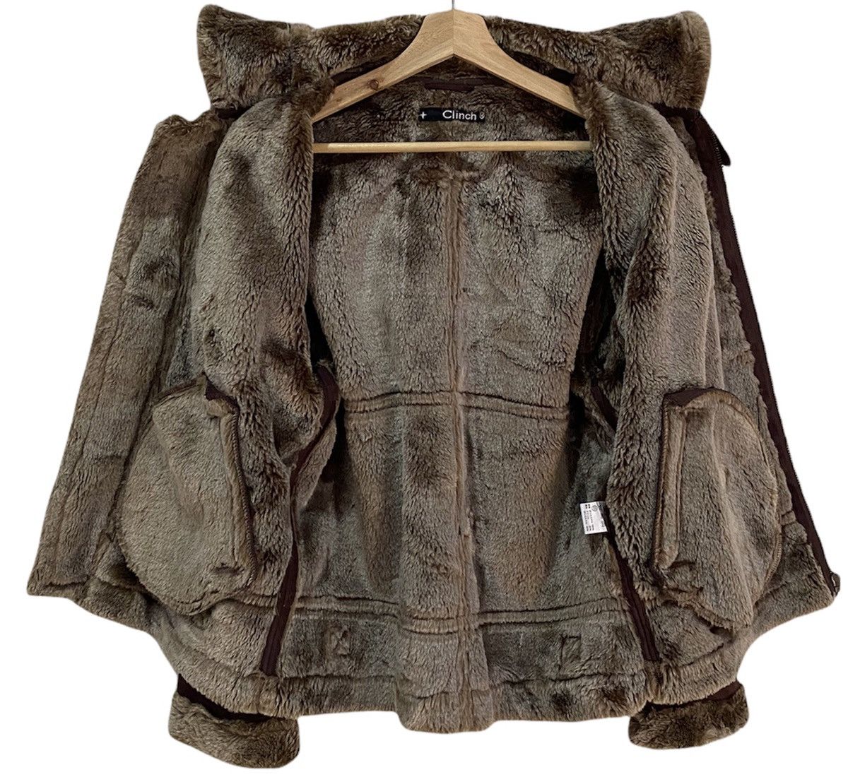 If Six Was Nine 🔥Vintage Rare Moleskin Faux Fur Shearling Jacket Size US M / EU 48-50 / 2 - 5 Thumbnail