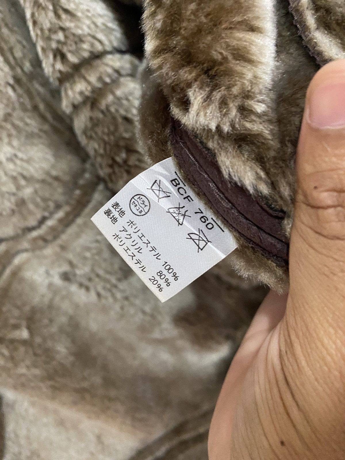 If Six Was Nine 🔥Vintage Rare Moleskin Faux Fur Shearling Jacket Size US M / EU 48-50 / 2 - 10 Thumbnail