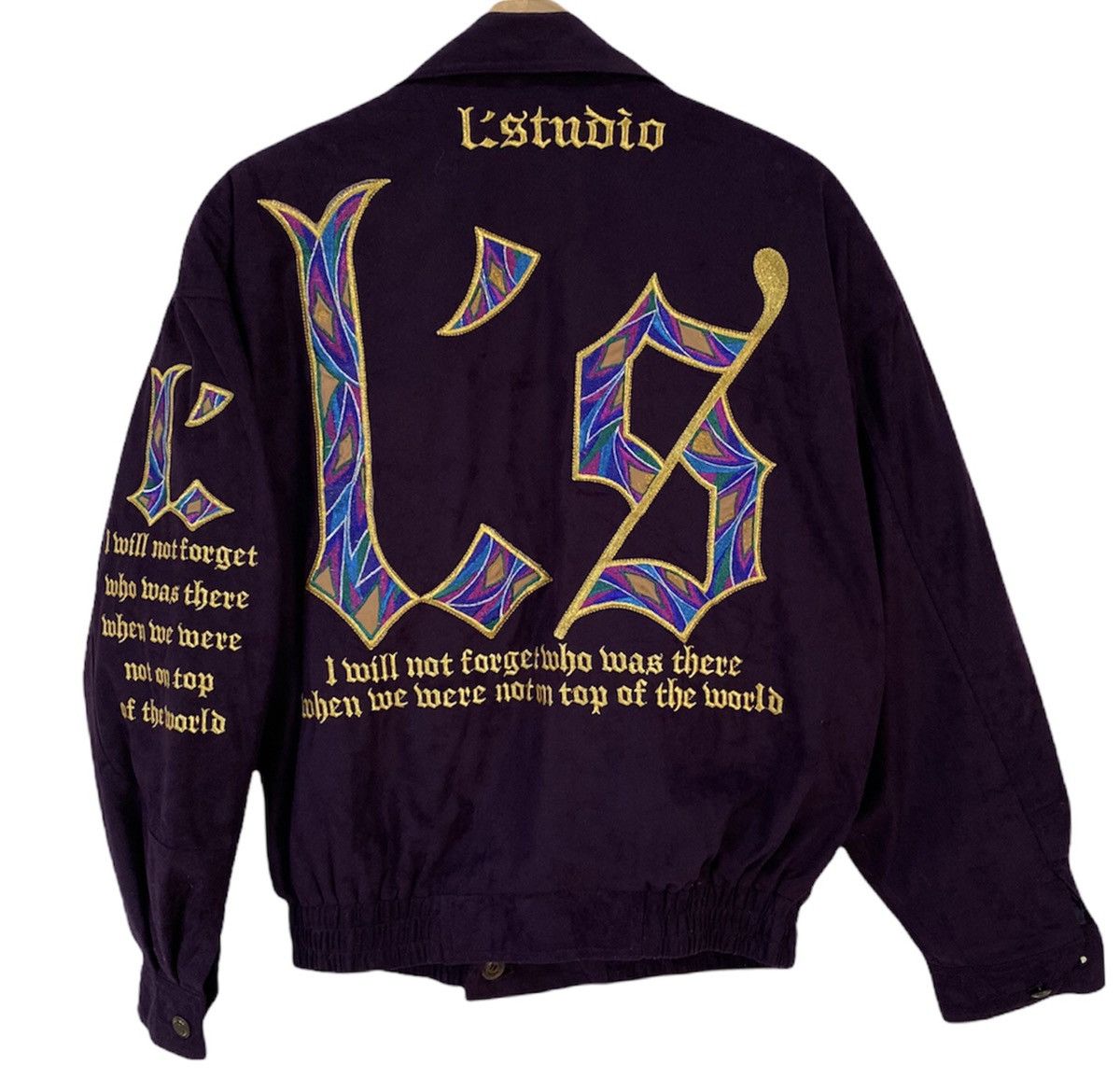 Kapital 🔥RARE EMBROIDERY L’STUDIO PURPLE VELVET JACKET Size US L / EU 52-54 / 3 - 8 Thumbnail