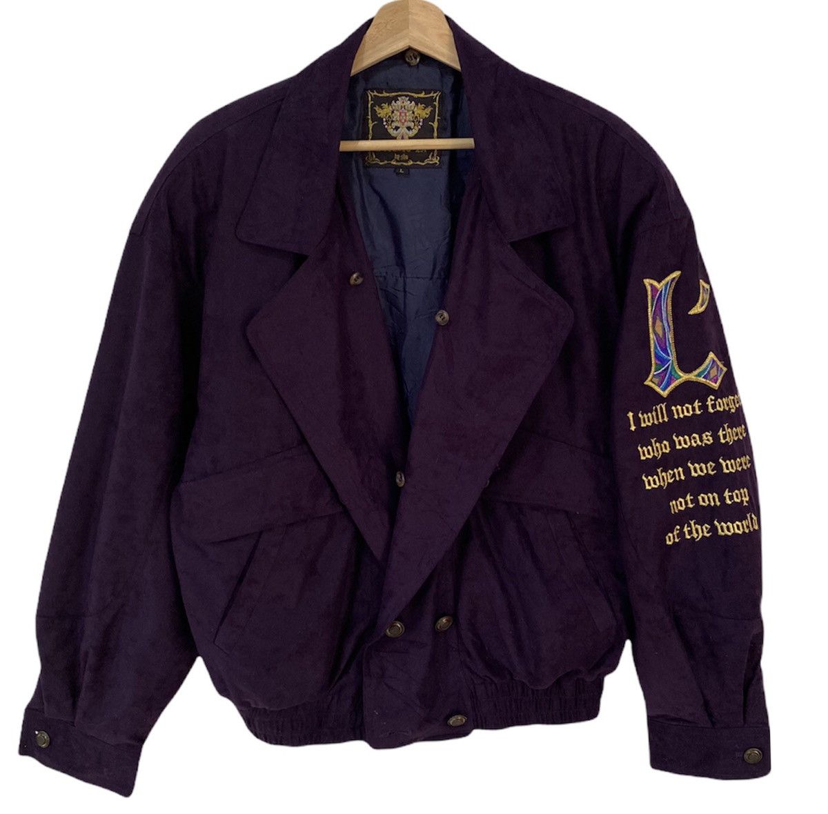 Kapital 🔥RARE EMBROIDERY L’STUDIO PURPLE VELVET JACKET Size US L / EU 52-54 / 3 - 4 Thumbnail