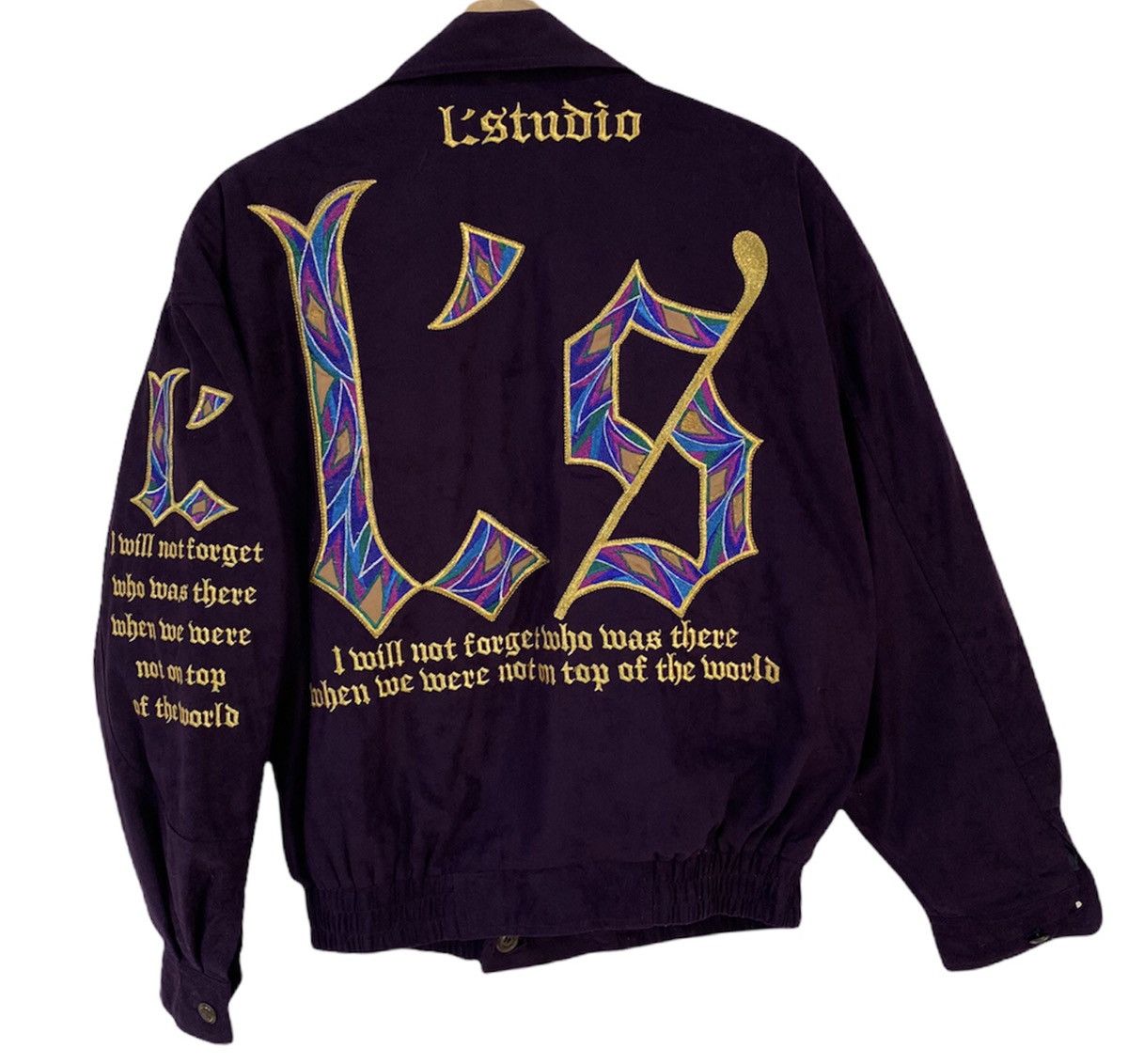Kapital 🔥RARE EMBROIDERY L’STUDIO PURPLE VELVET JACKET Size US L / EU 52-54 / 3 - 9 Thumbnail