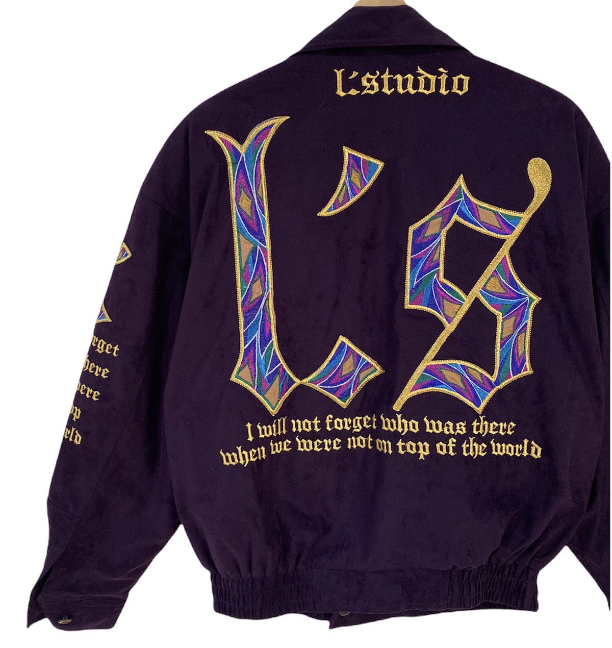 Kapital 🔥RARE EMBROIDERY L’STUDIO PURPLE VELVET JACKET Size US L / EU 52-54 / 3 - 7 Thumbnail