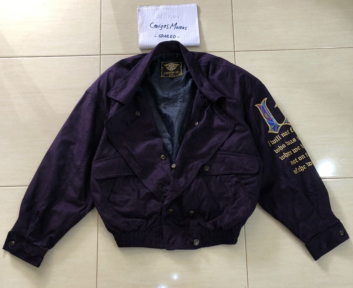 Kapital 🔥RARE EMBROIDERY L’STUDIO PURPLE VELVET JACKET Size US L / EU 52-54 / 3 - 13 Thumbnail