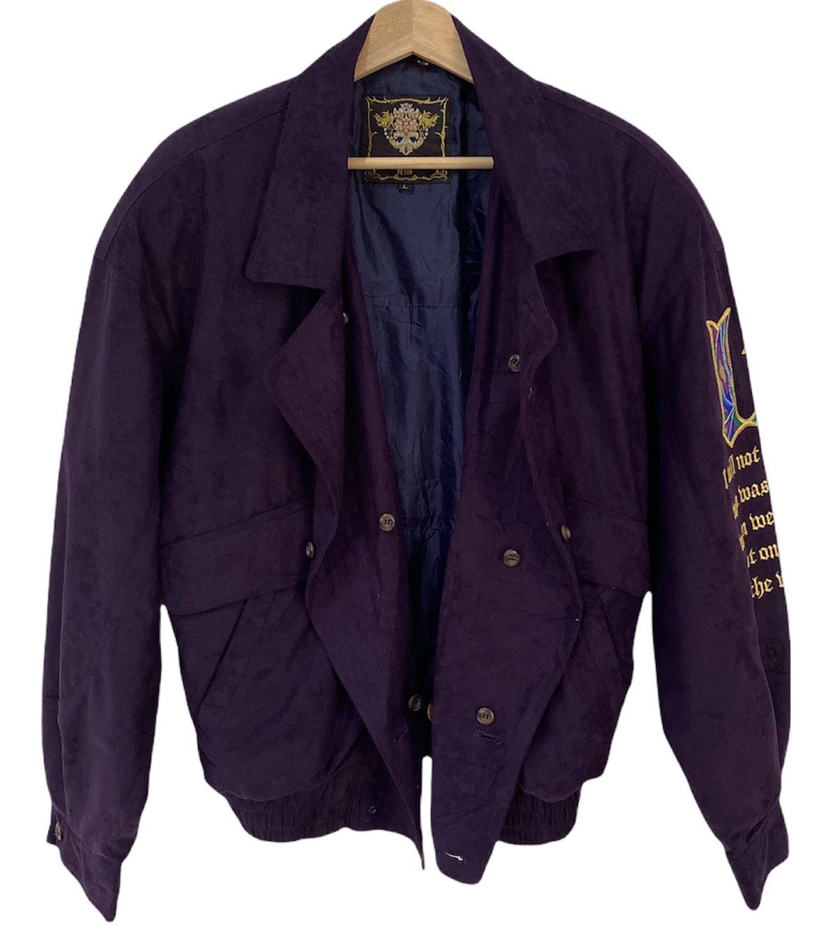 Kapital 🔥RARE EMBROIDERY L’STUDIO PURPLE VELVET JACKET Size US L / EU 52-54 / 3 - 11 Thumbnail