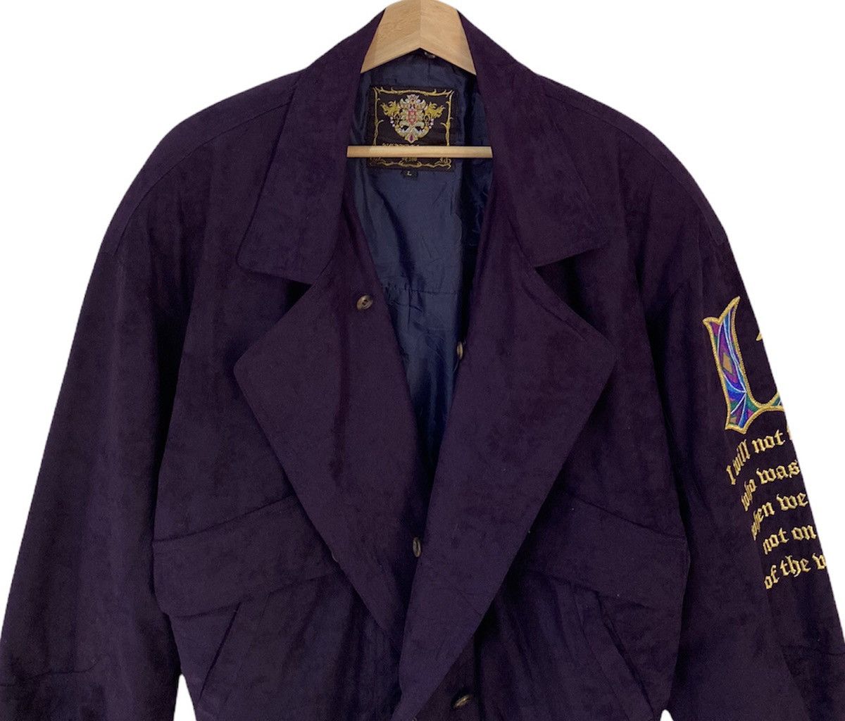 Kapital 🔥RARE EMBROIDERY L’STUDIO PURPLE VELVET JACKET Size US L / EU 52-54 / 3 - 12 Thumbnail