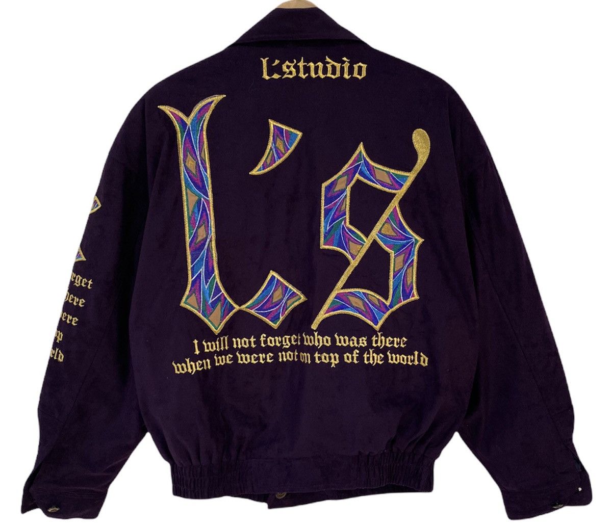 Kapital 🔥RARE EMBROIDERY L’STUDIO PURPLE VELVET JACKET Size US L / EU 52-54 / 3 - 3 Thumbnail