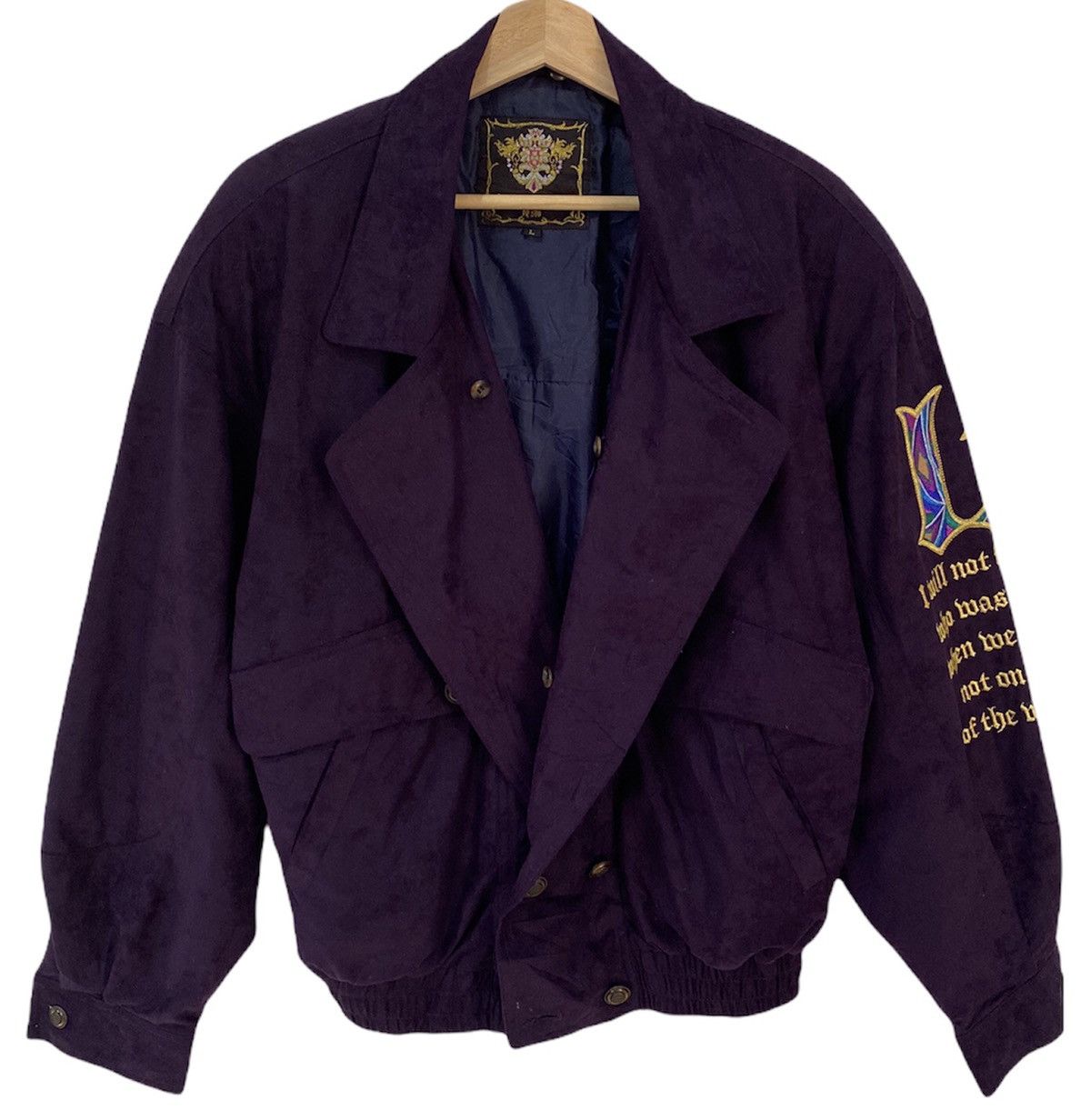 Kapital 🔥RARE EMBROIDERY L’STUDIO PURPLE VELVET JACKET Size US L / EU 52-54 / 3 - 10 Thumbnail