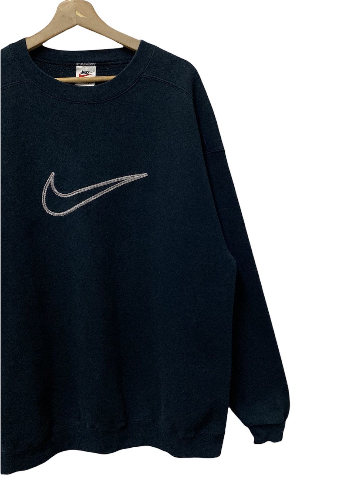 Nike VINTAGE NIKE BIG SWOOSH LOGO SWEATSHIRT Size US L / EU 52-54 / 3 - 6 Thumbnail
