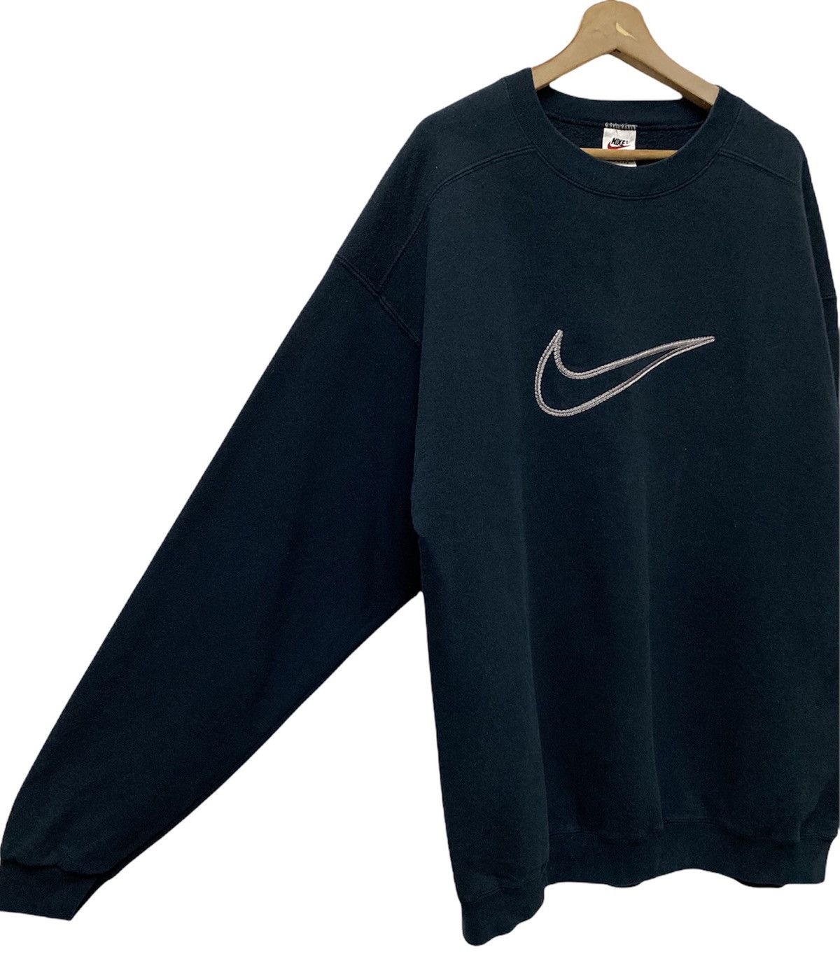 Nike VINTAGE NIKE BIG SWOOSH LOGO SWEATSHIRT Size US L / EU 52-54 / 3 - 8 Thumbnail