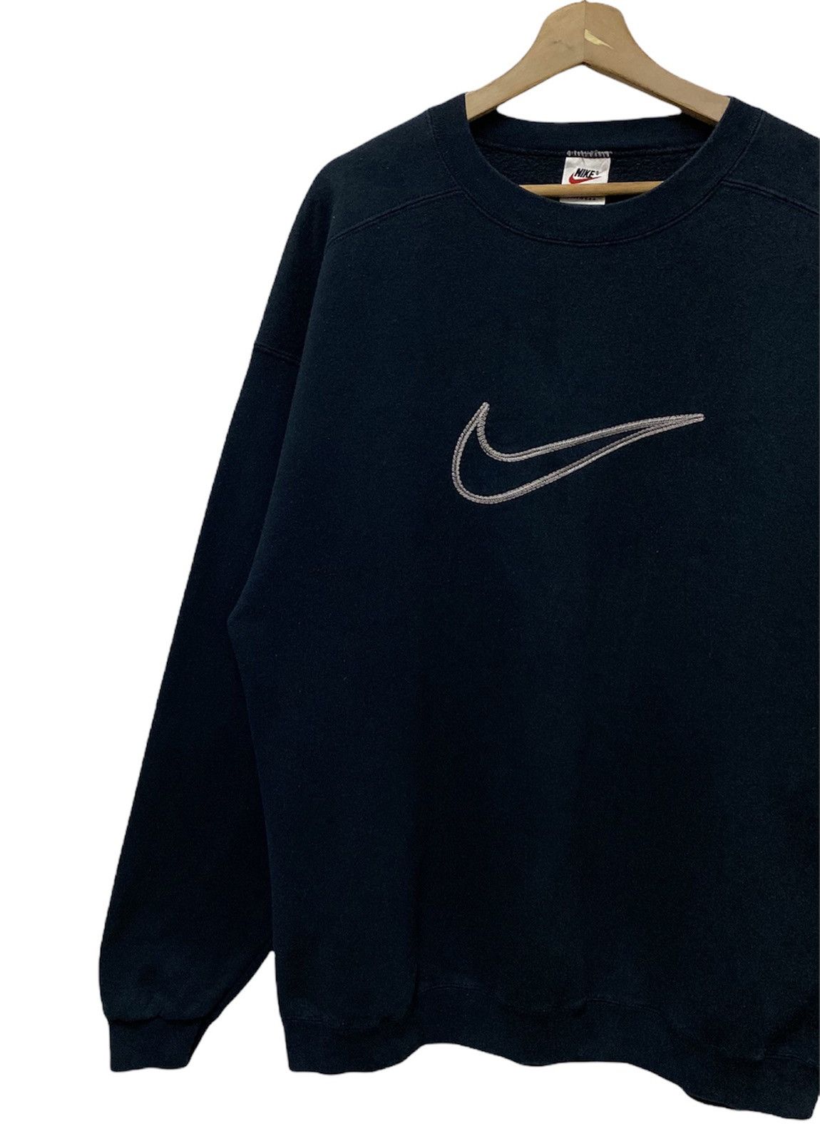 Nike VINTAGE NIKE BIG SWOOSH LOGO SWEATSHIRT Size US L / EU 52-54 / 3 - 7 Thumbnail
