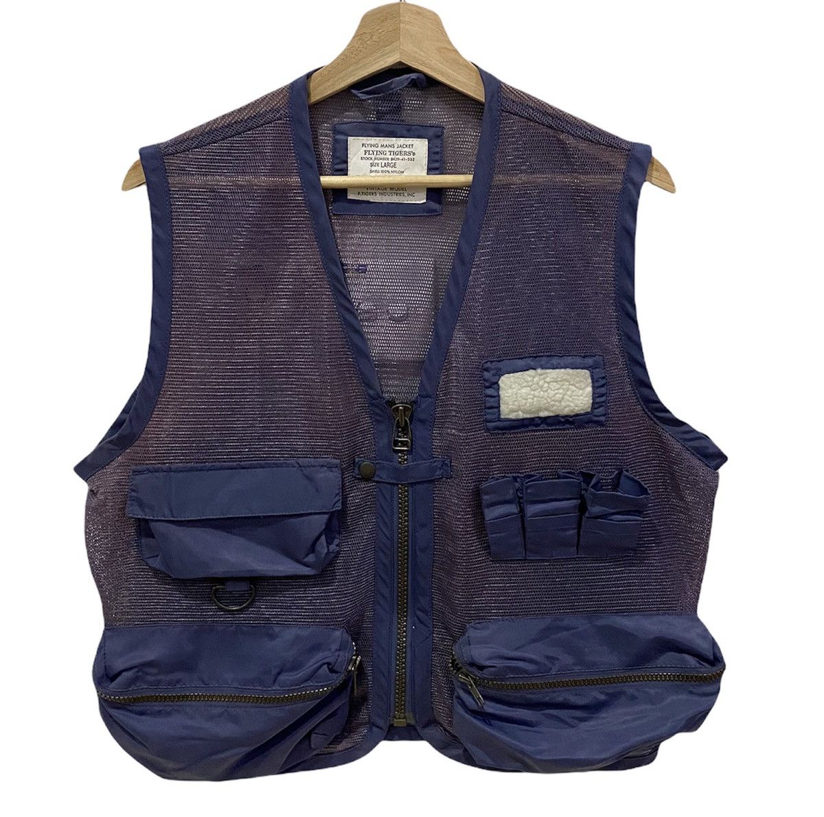 Japanese Brand VINTAGE ARMY SURVIVAL VEST TACTICAL MULTI POCKET MESH JACKET Size US S / EU 44-46 / 1 - 3 Thumbnail