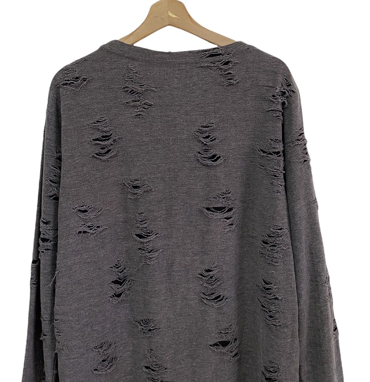 14th Addiction 🔥RARE INSPIRE RICK OWENS DISTRESS LONGSLEEVE TEE Size US M / EU 48-50 / 2 - 4 Thumbnail