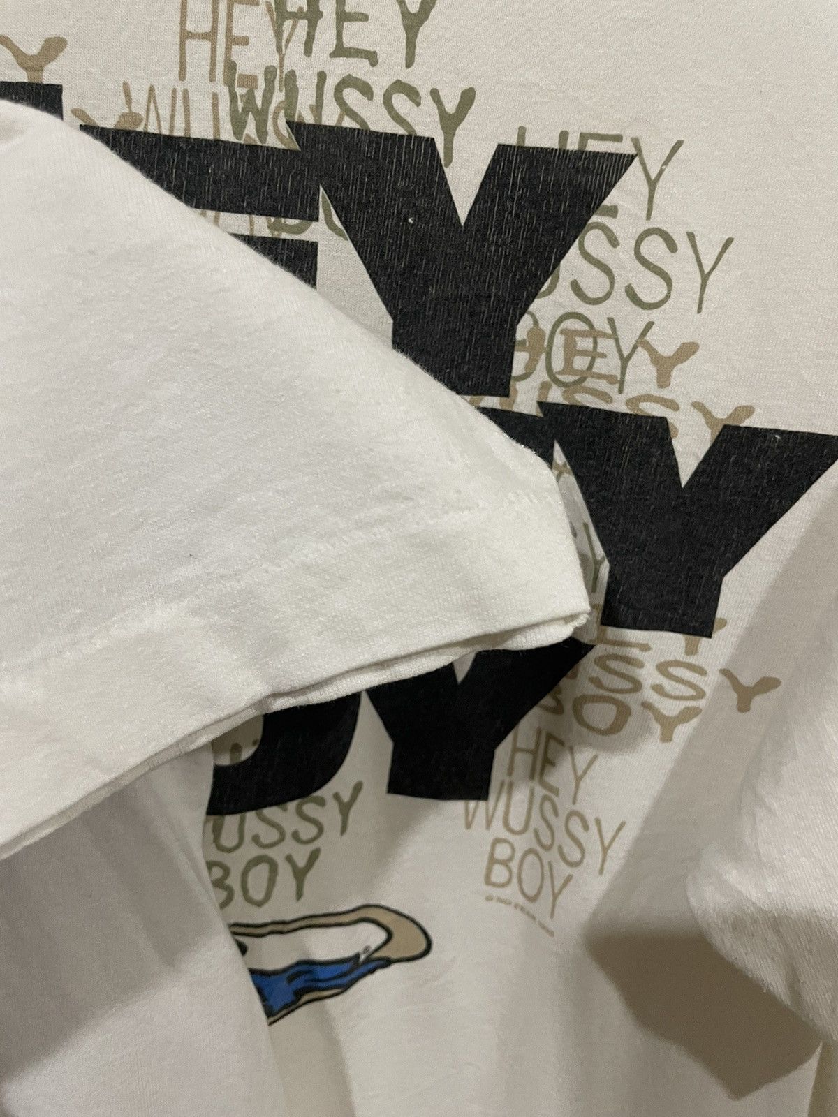 No Fear Rare🔥No Fear Hey Mussy Boy Vintage 1995 Made In USA Tee Size US XL / EU 56 / 4 - 14 Thumbnail
