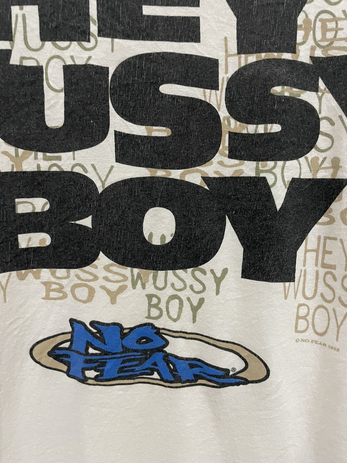 No Fear Rare🔥No Fear Hey Mussy Boy Vintage 1995 Made In USA Tee Size US XL / EU 56 / 4 - 10 Thumbnail