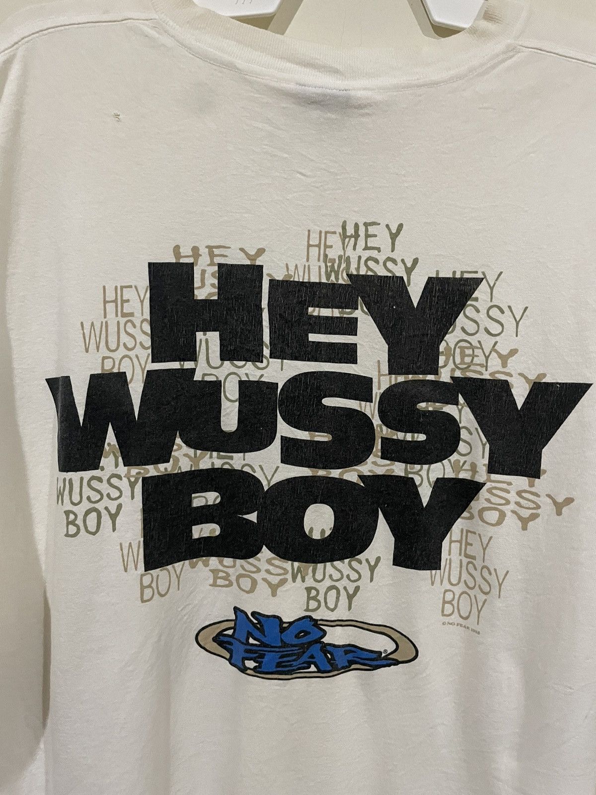 No Fear Rare🔥No Fear Hey Mussy Boy Vintage 1995 Made In USA Tee Size US XL / EU 56 / 4 - 12 Thumbnail