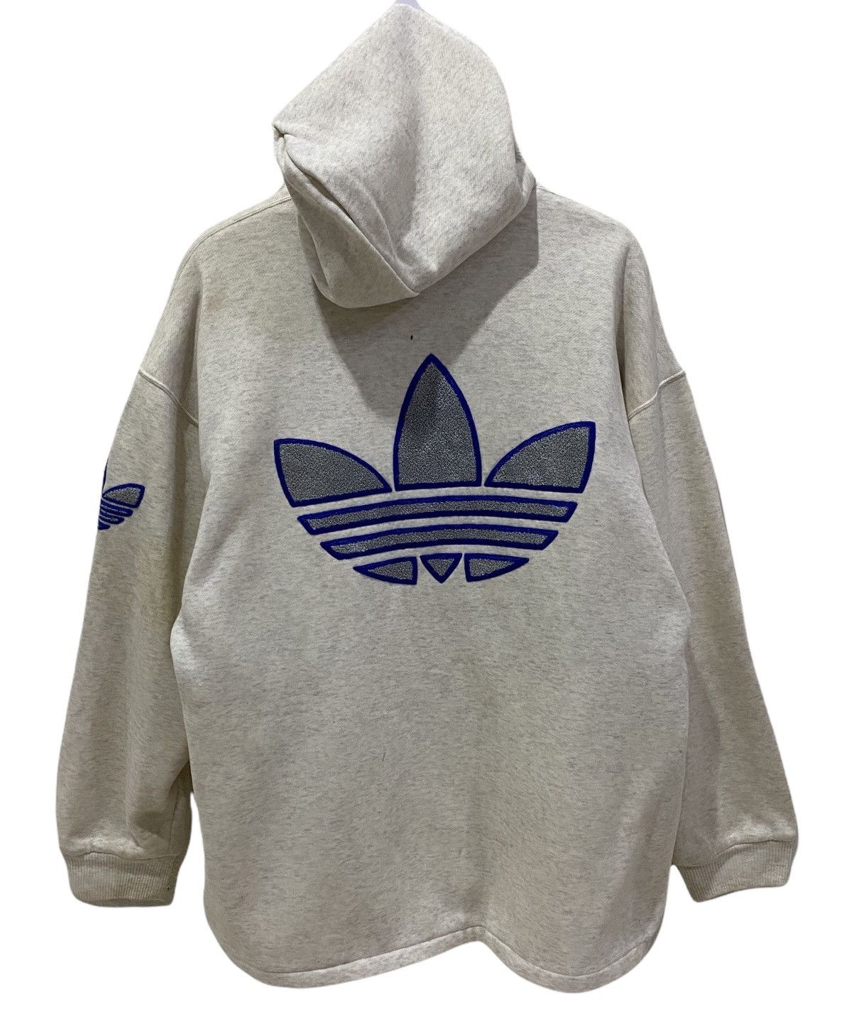 Adidas 🔥ARCHIVE🔥ADIDAS HOODIE SWEATER BIG LOGO EMBROIDERY Size US L / EU 52-54 / 3 - 2 Thumbnail