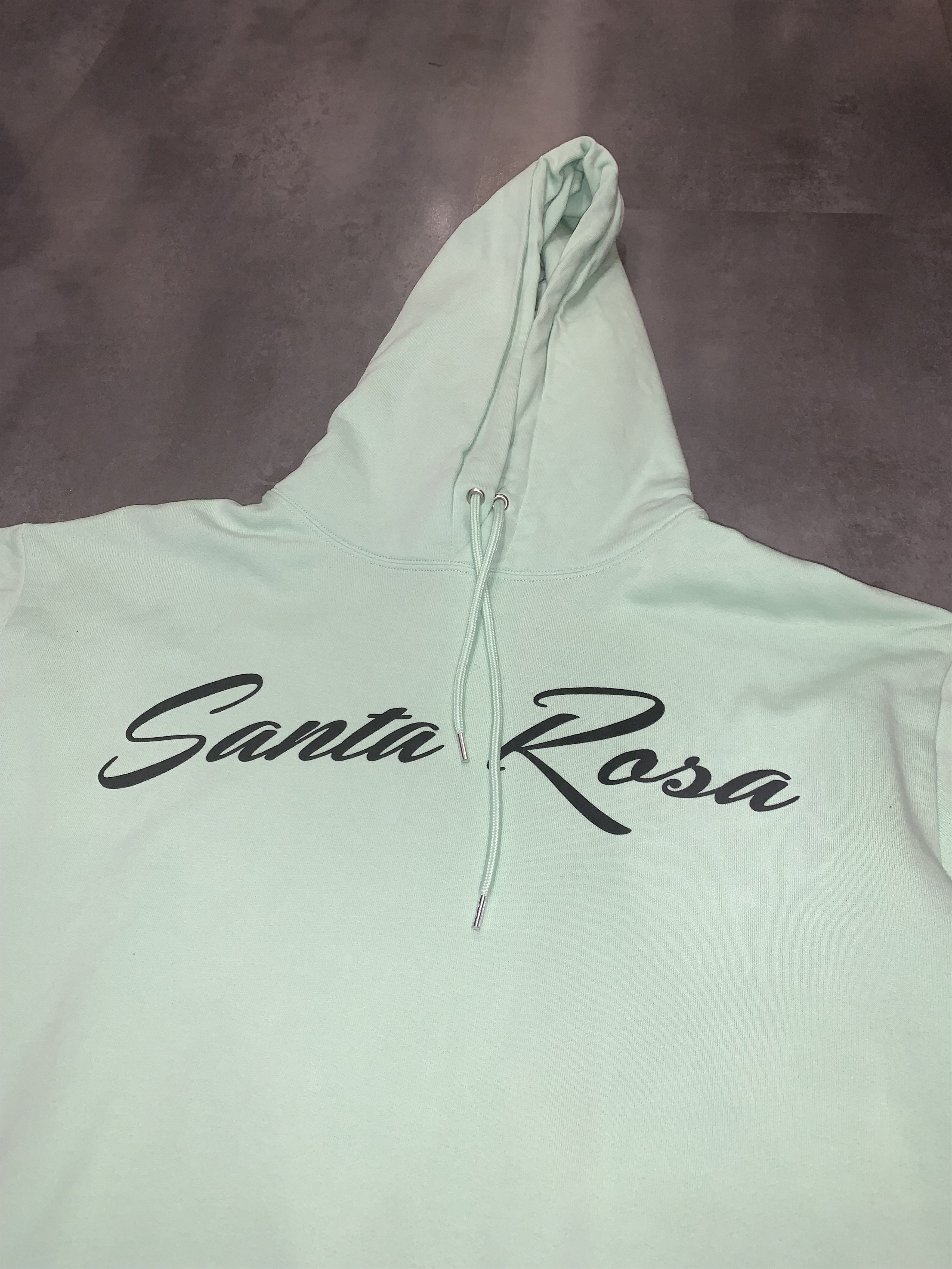 Alexander McQueen SS18 Alexander McQueen "Santa Rosa" Logo Mint Green Hoodie Size US XL / EU 56 / 4 - 10 Thumbnail