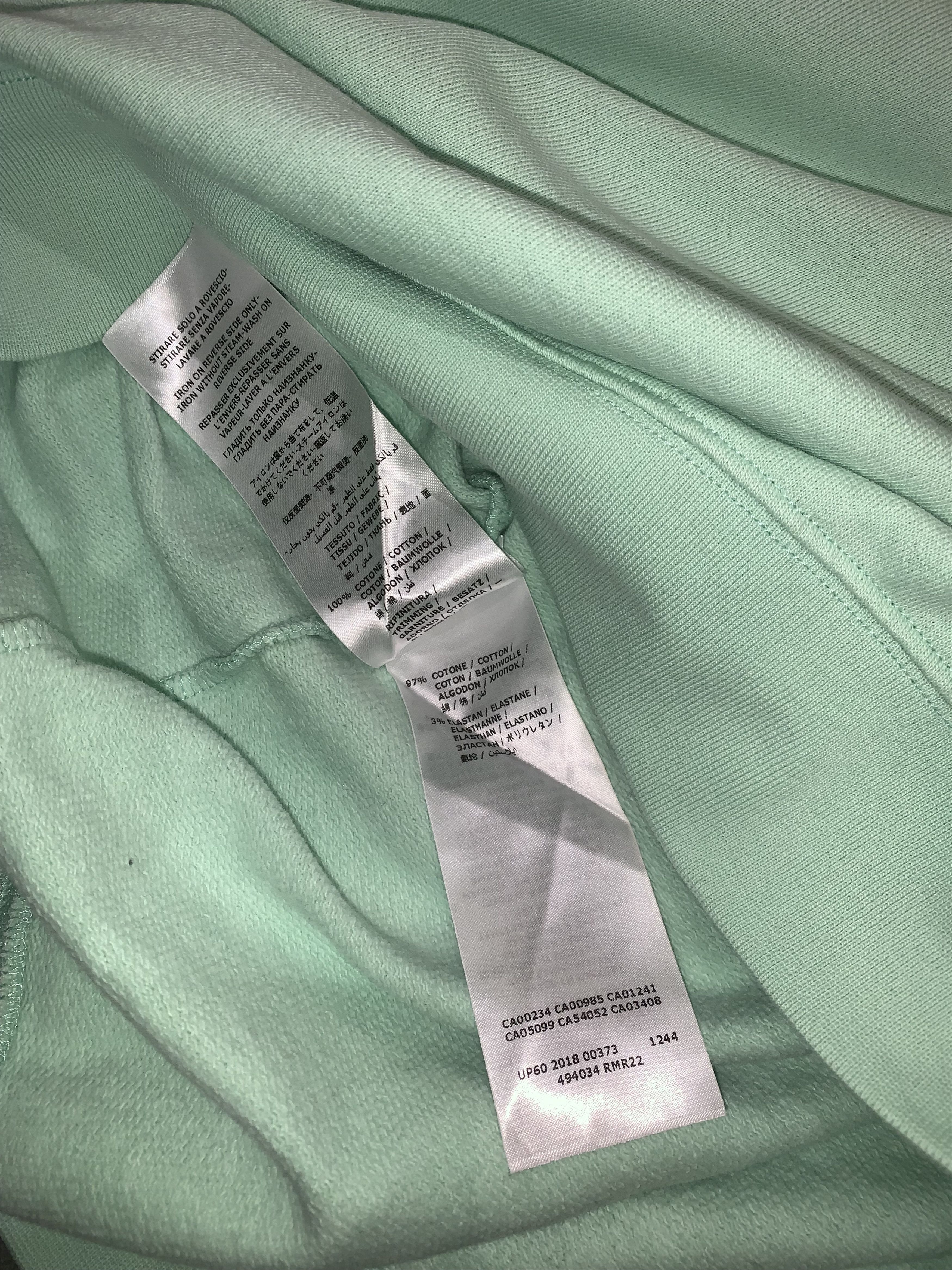 Alexander McQueen SS18 Alexander McQueen "Santa Rosa" Logo Mint Green Hoodie Size US XL / EU 56 / 4 - 15 Thumbnail