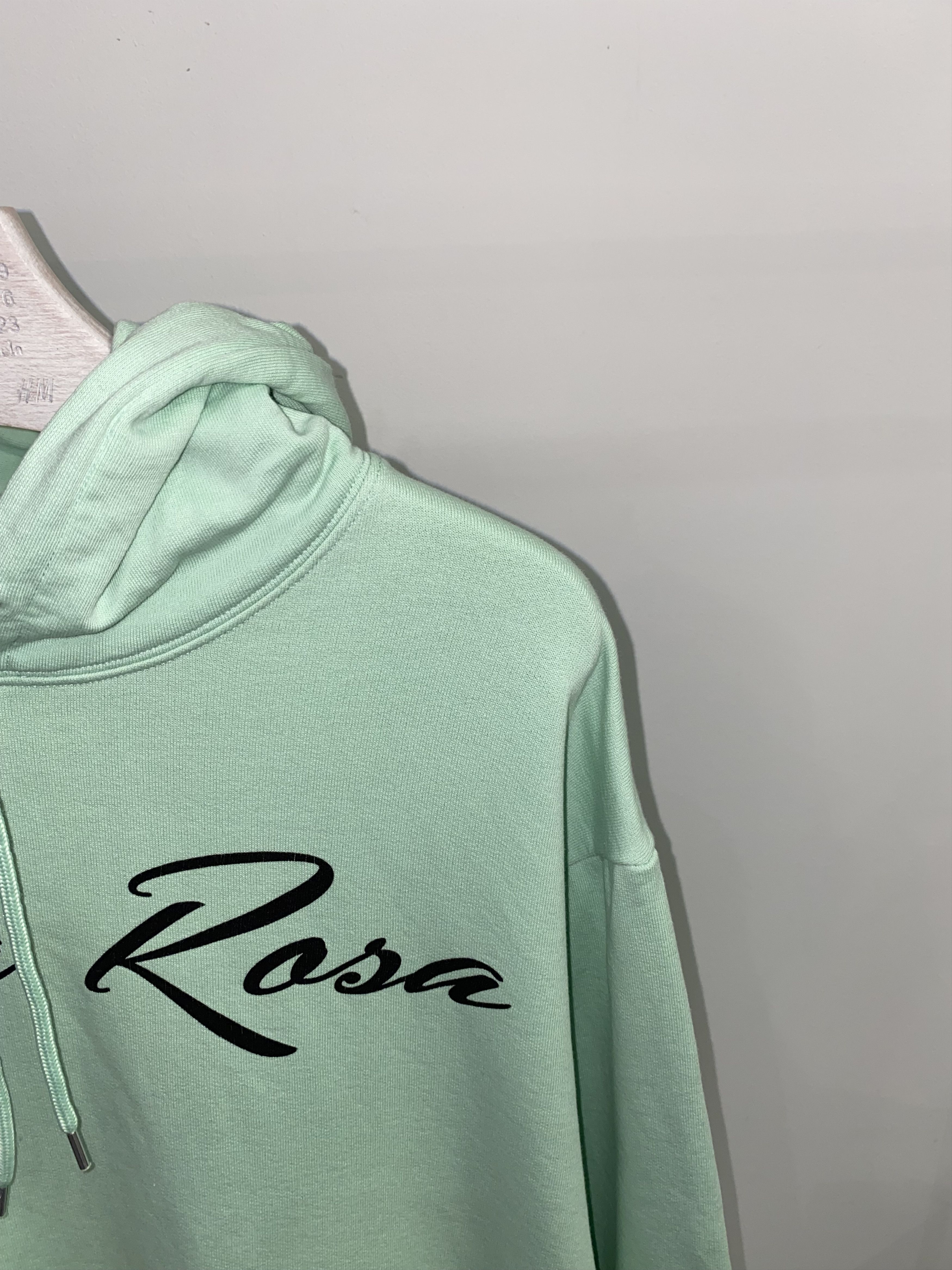 Alexander McQueen SS18 Alexander McQueen "Santa Rosa" Logo Mint Green Hoodie Size US XL / EU 56 / 4 - 2 Thumbnail