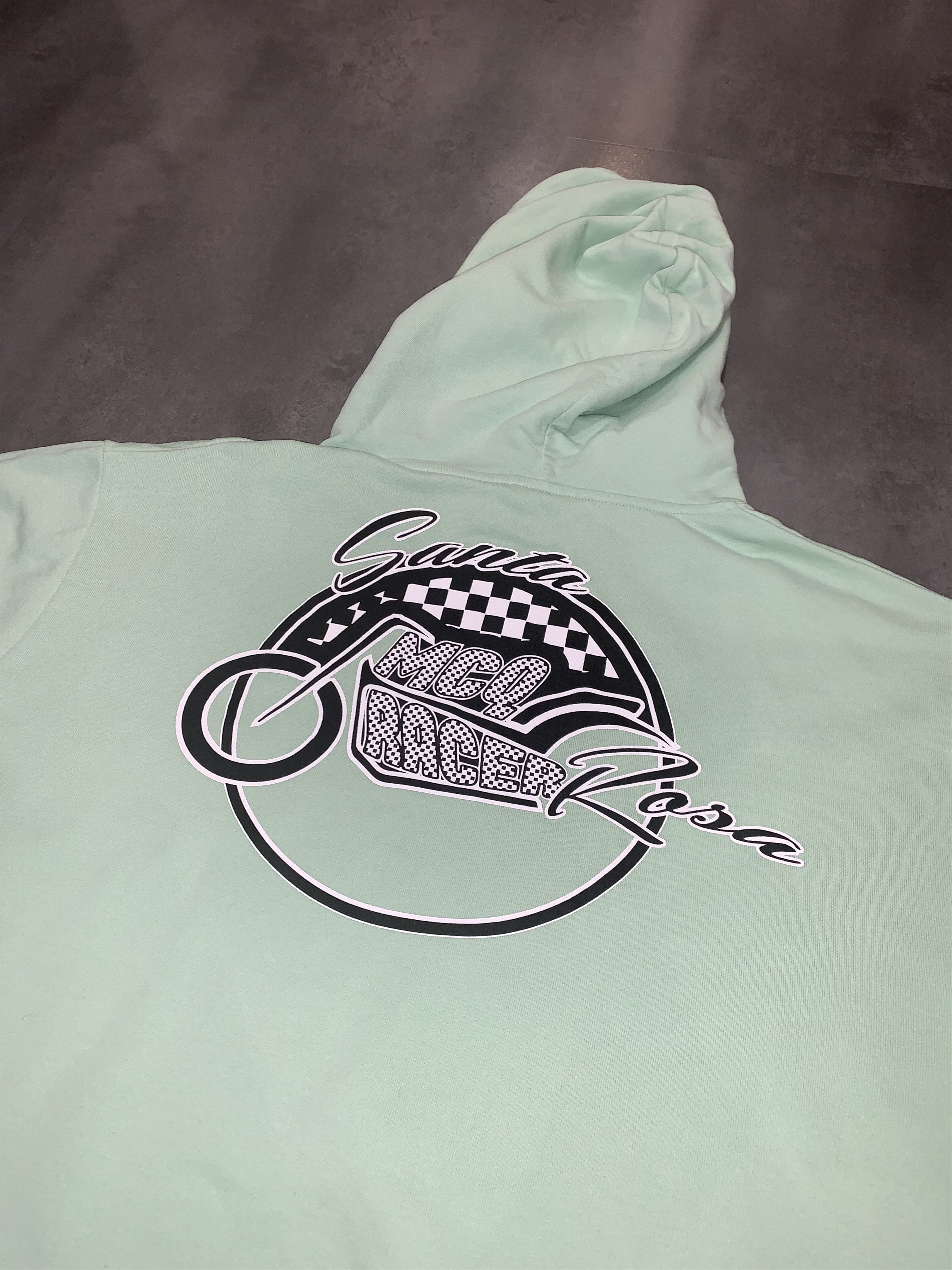 Alexander McQueen SS18 Alexander McQueen "Santa Rosa" Logo Mint Green Hoodie Size US XL / EU 56 / 4 - 12 Thumbnail
