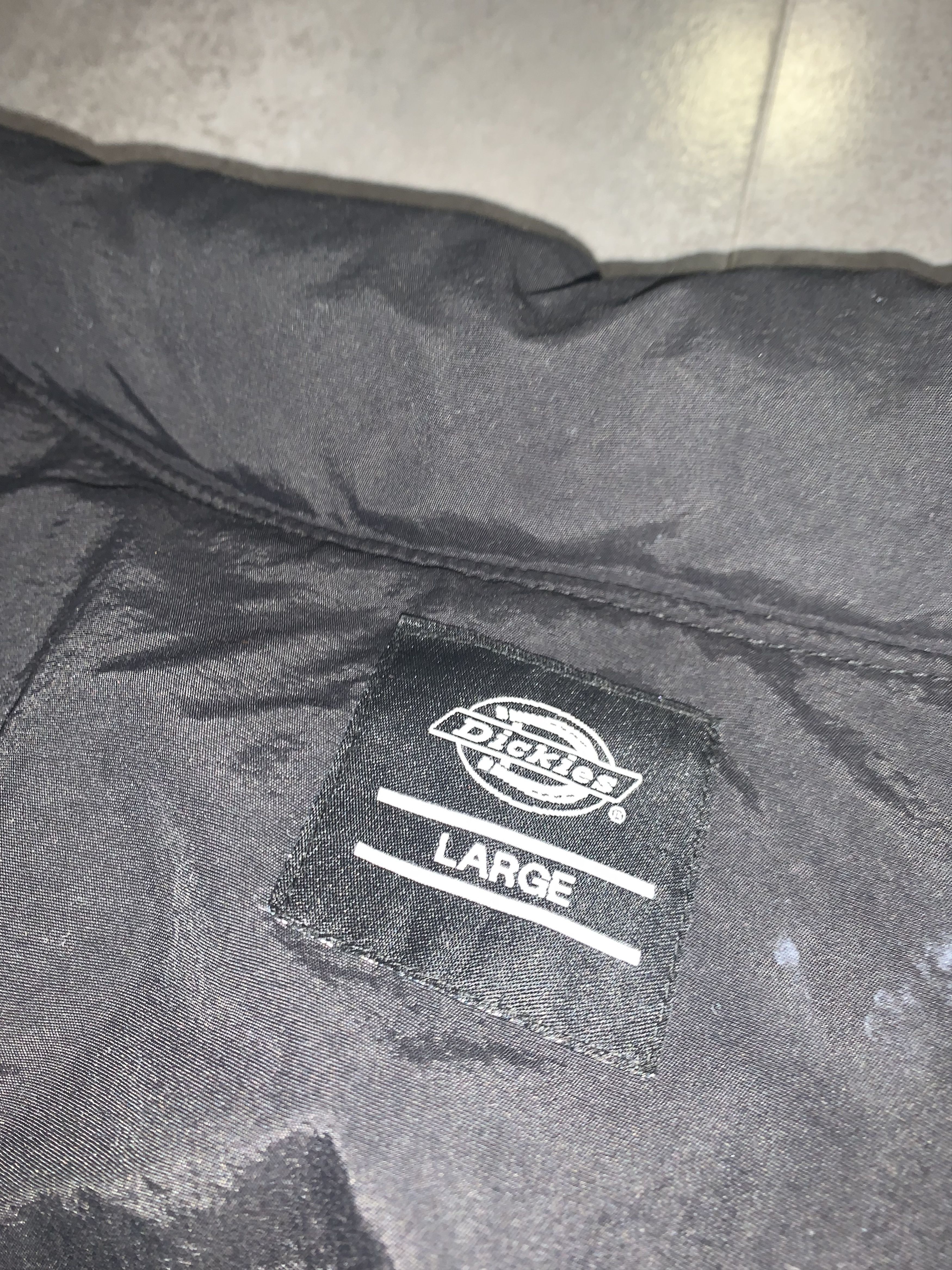 Dickies Dickies Black Puffer Nylon Vest Jacket Size US L / EU 52-54 / 3 - 14 Thumbnail