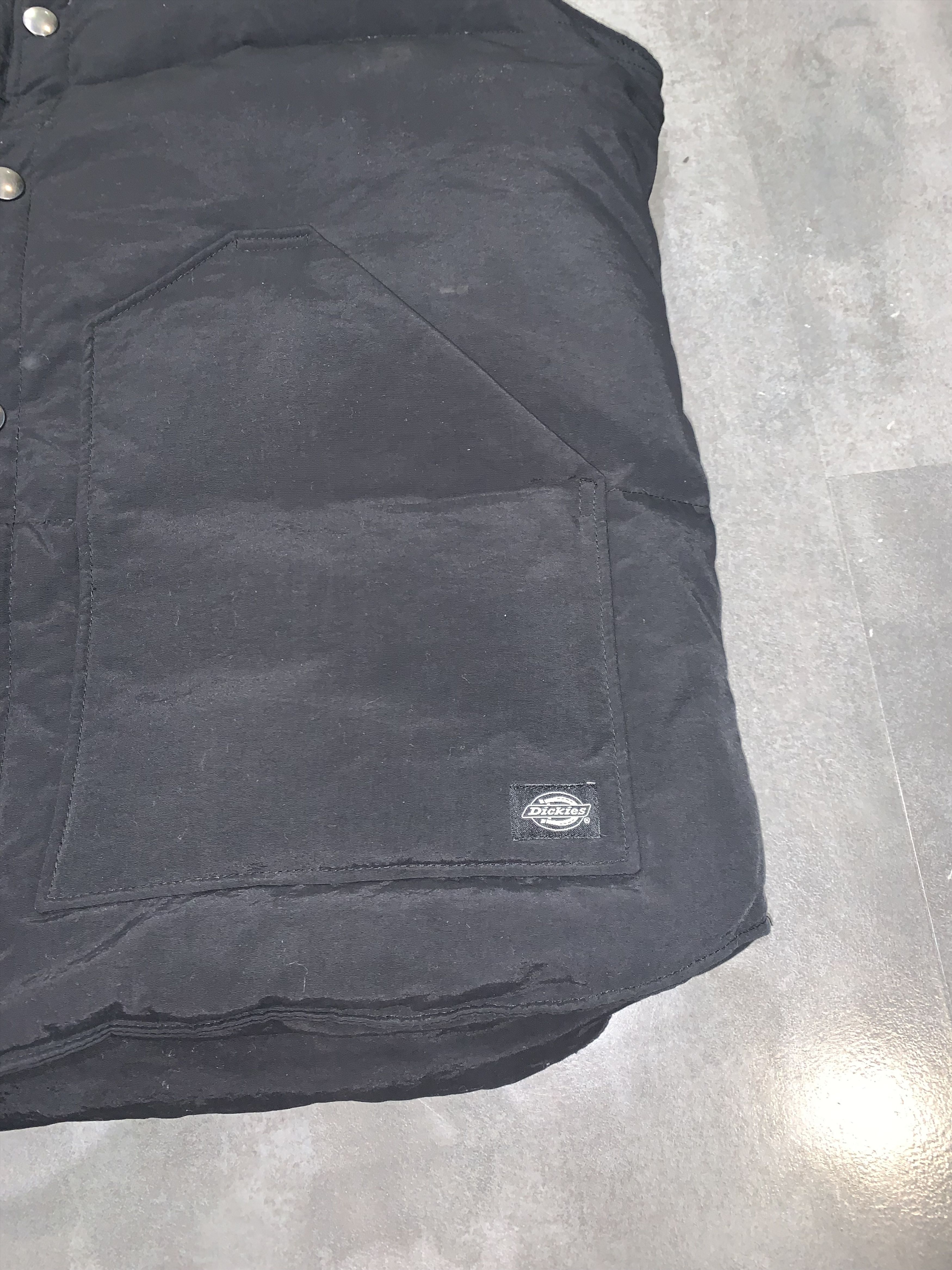 Dickies Dickies Black Puffer Nylon Vest Jacket Size US L / EU 52-54 / 3 - 12 Thumbnail