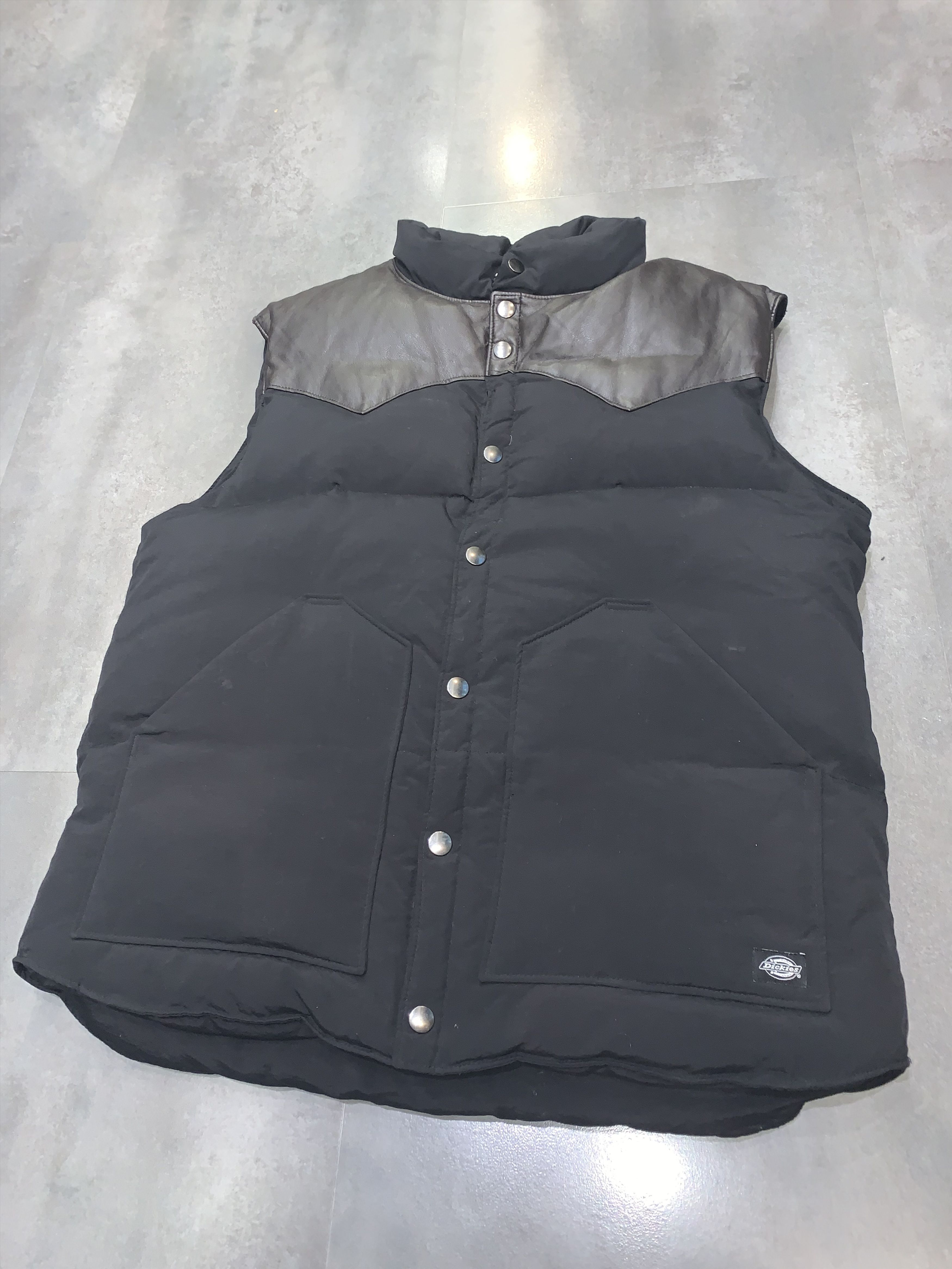 Dickies Dickies Black Puffer Nylon Vest Jacket Size US L / EU 52-54 / 3 - 10 Thumbnail