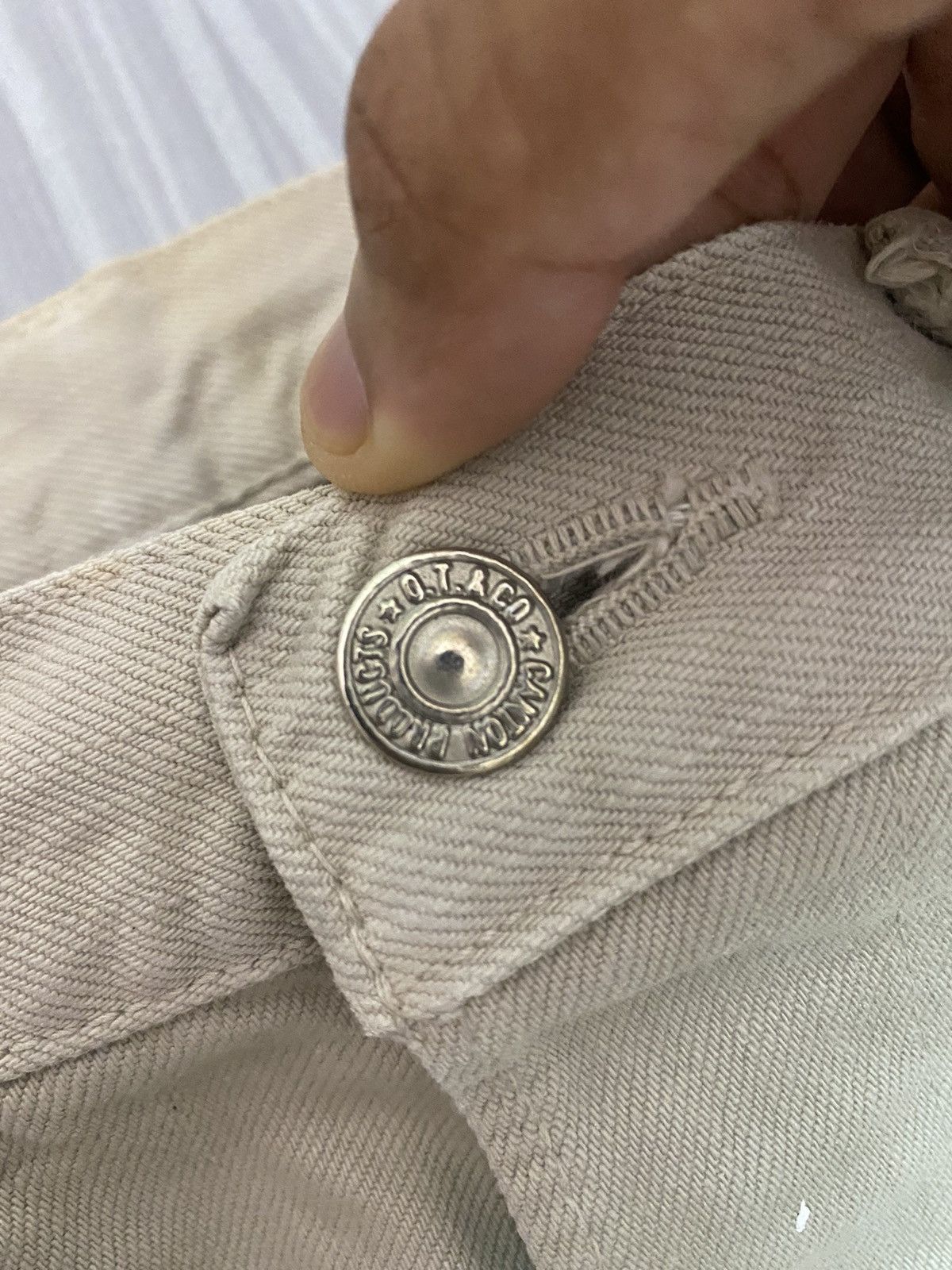 Kapital RARE 🇯🇵 CANTON UNION MADE PAINTER ART DENIM PANTS Size US 32 / EU 48 - 15 Thumbnail