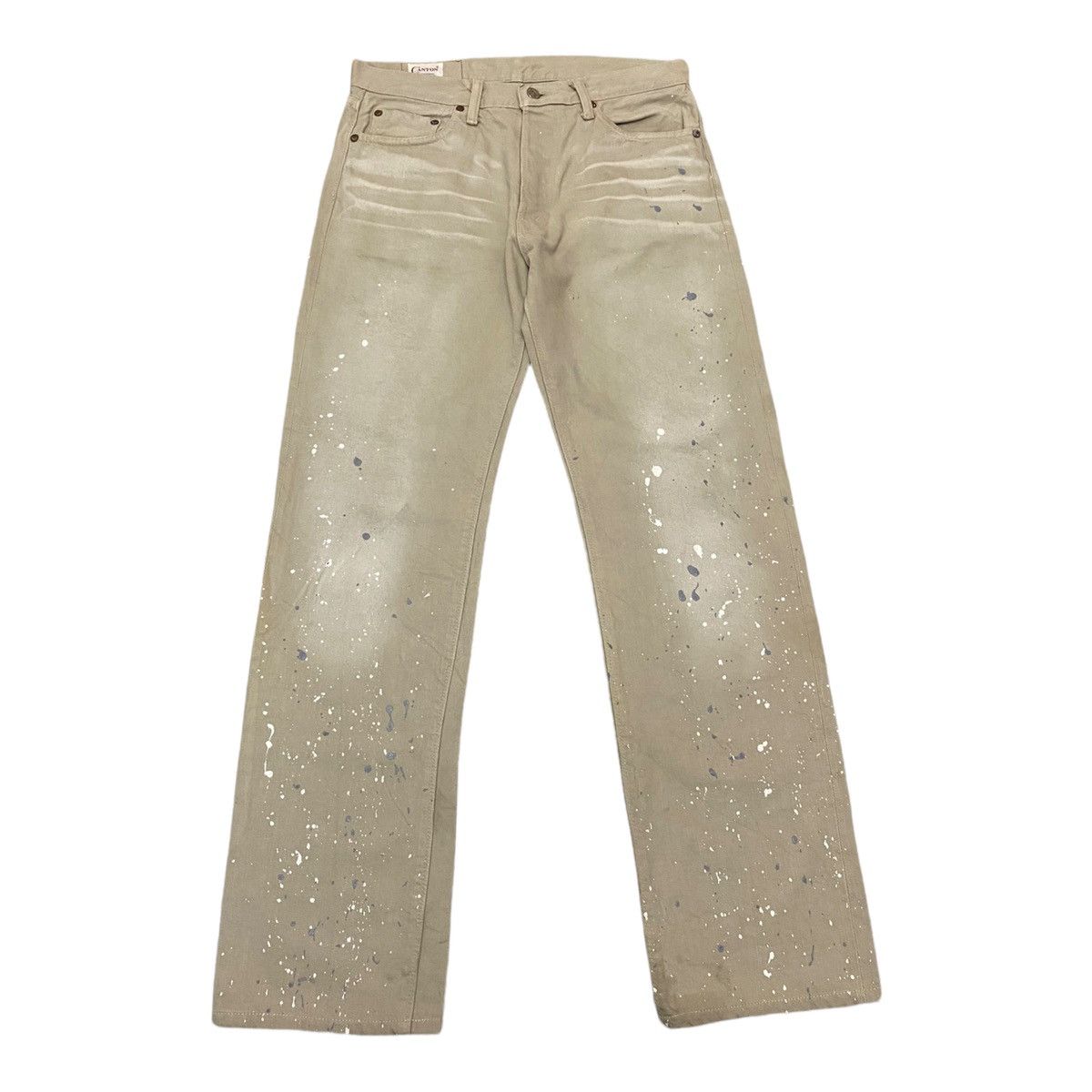 Kapital RARE 🇯🇵 CANTON UNION MADE PAINTER ART DENIM PANTS Size US 32 / EU 48 - 10 Thumbnail