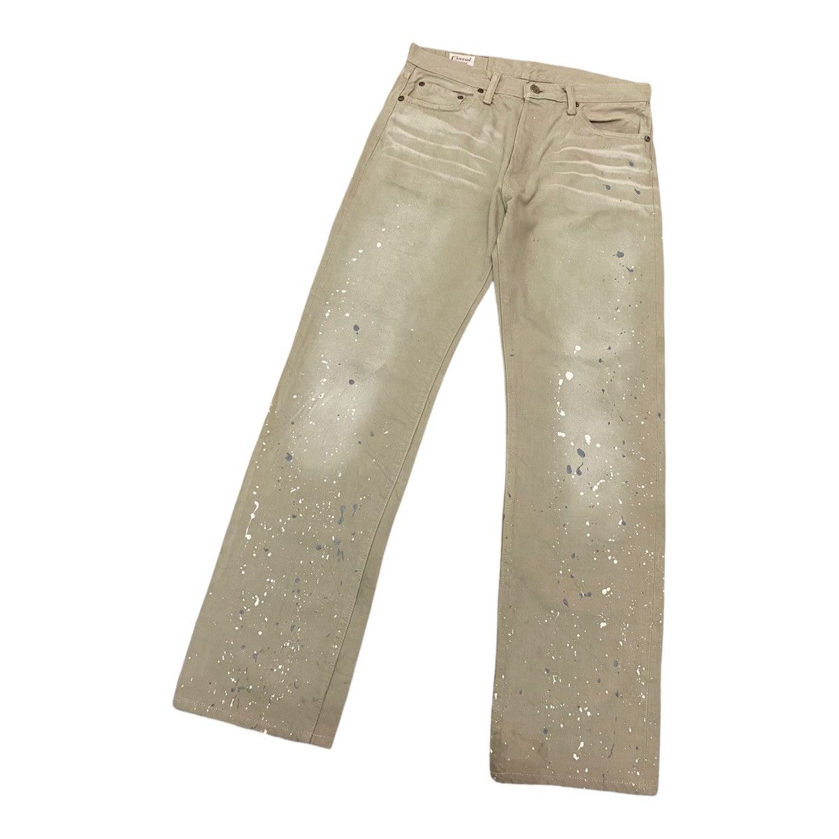 Kapital RARE 🇯🇵 CANTON UNION MADE PAINTER ART DENIM PANTS Size US 32 / EU 48 - 5 Thumbnail
