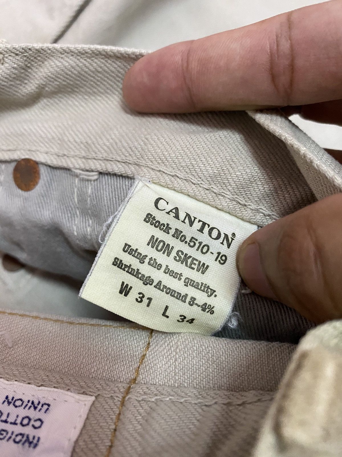 Kapital RARE 🇯🇵 CANTON UNION MADE PAINTER ART DENIM PANTS Size US 32 / EU 48 - 13 Thumbnail