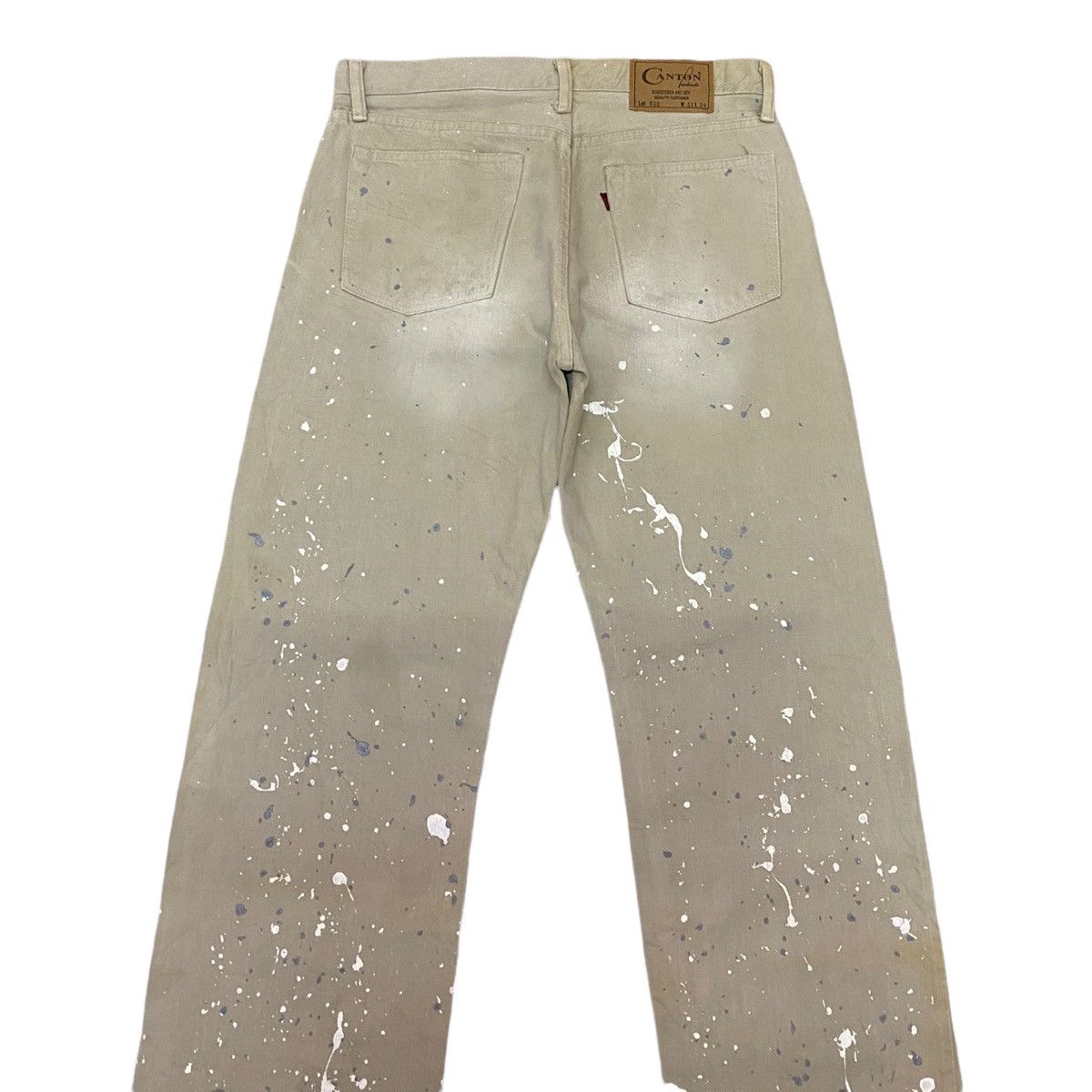 Kapital RARE 🇯🇵 CANTON UNION MADE PAINTER ART DENIM PANTS Size US 32 / EU 48 - 7 Thumbnail