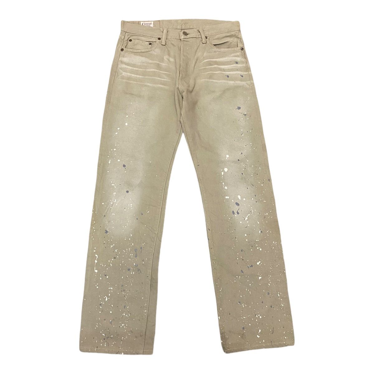 Kapital RARE 🇯🇵 CANTON UNION MADE PAINTER ART DENIM PANTS Size US 32 / EU 48 - 1 Thumbnail