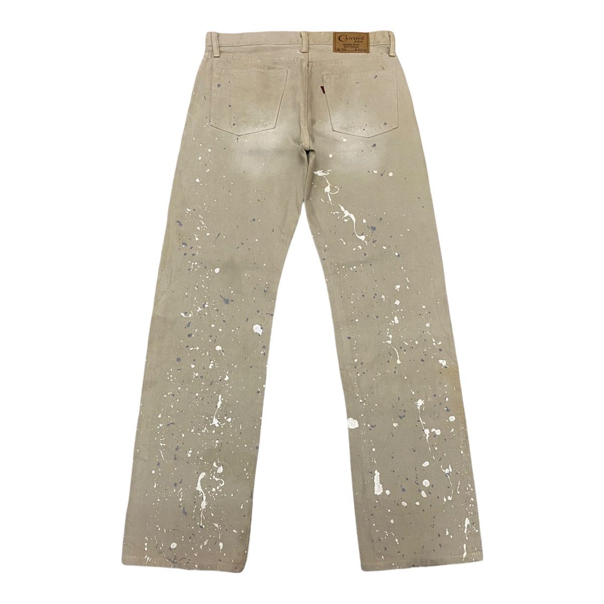 Kapital RARE 🇯🇵 CANTON UNION MADE PAINTER ART DENIM PANTS Size US 32 / EU 48 - 2 Thumbnail