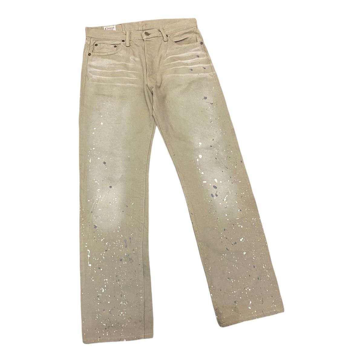 Kapital RARE 🇯🇵 CANTON UNION MADE PAINTER ART DENIM PANTS Size US 32 / EU 48 - 3 Thumbnail