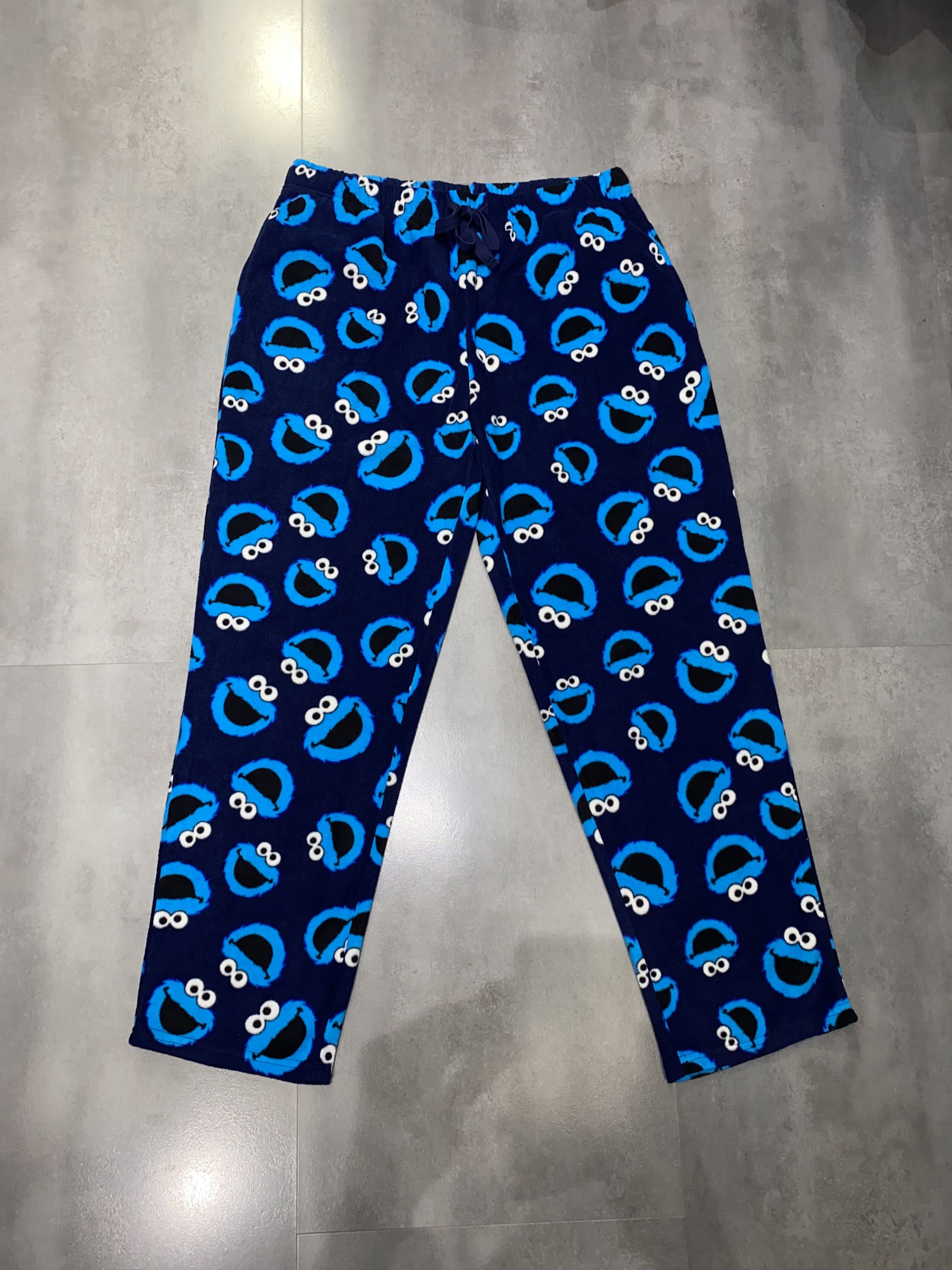 Cartoon Network Sesame Street Full Print Fleece Sweatpants Size US 34 / EU 50 - 1 Thumbnail