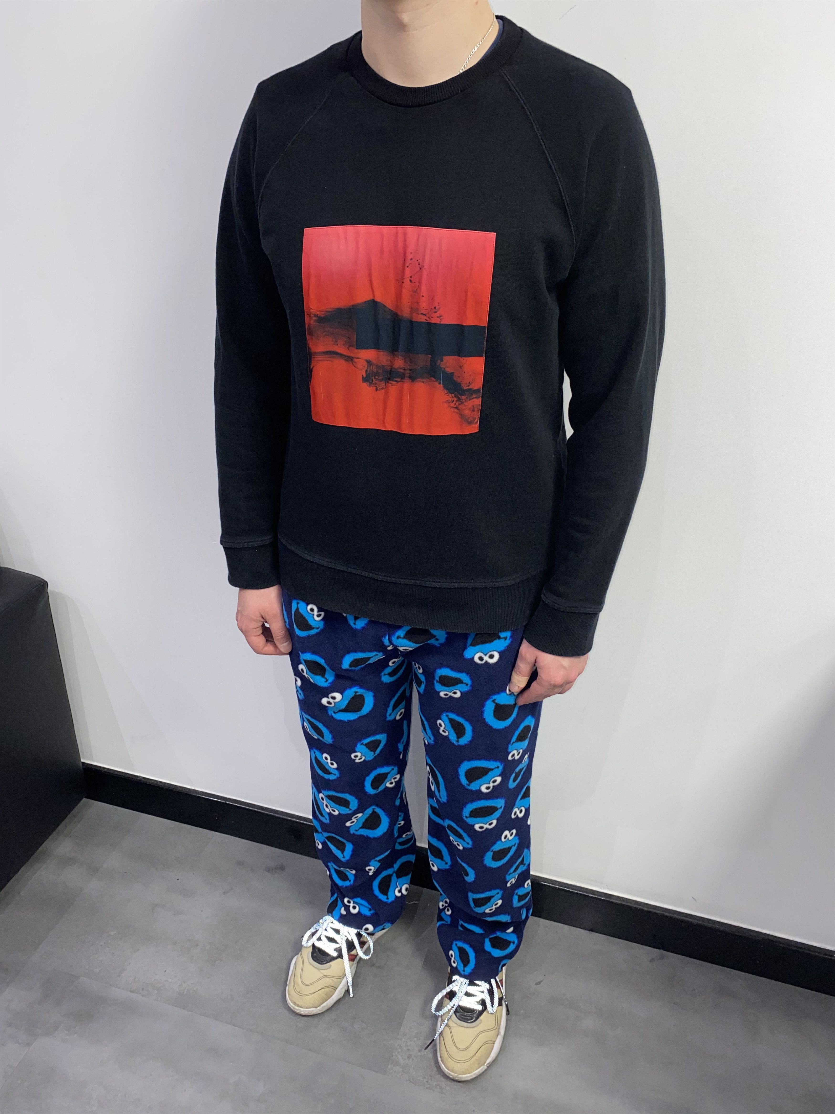 Cartoon Network Sesame Street Full Print Fleece Sweatpants Size US 34 / EU 50 - 2 Thumbnail