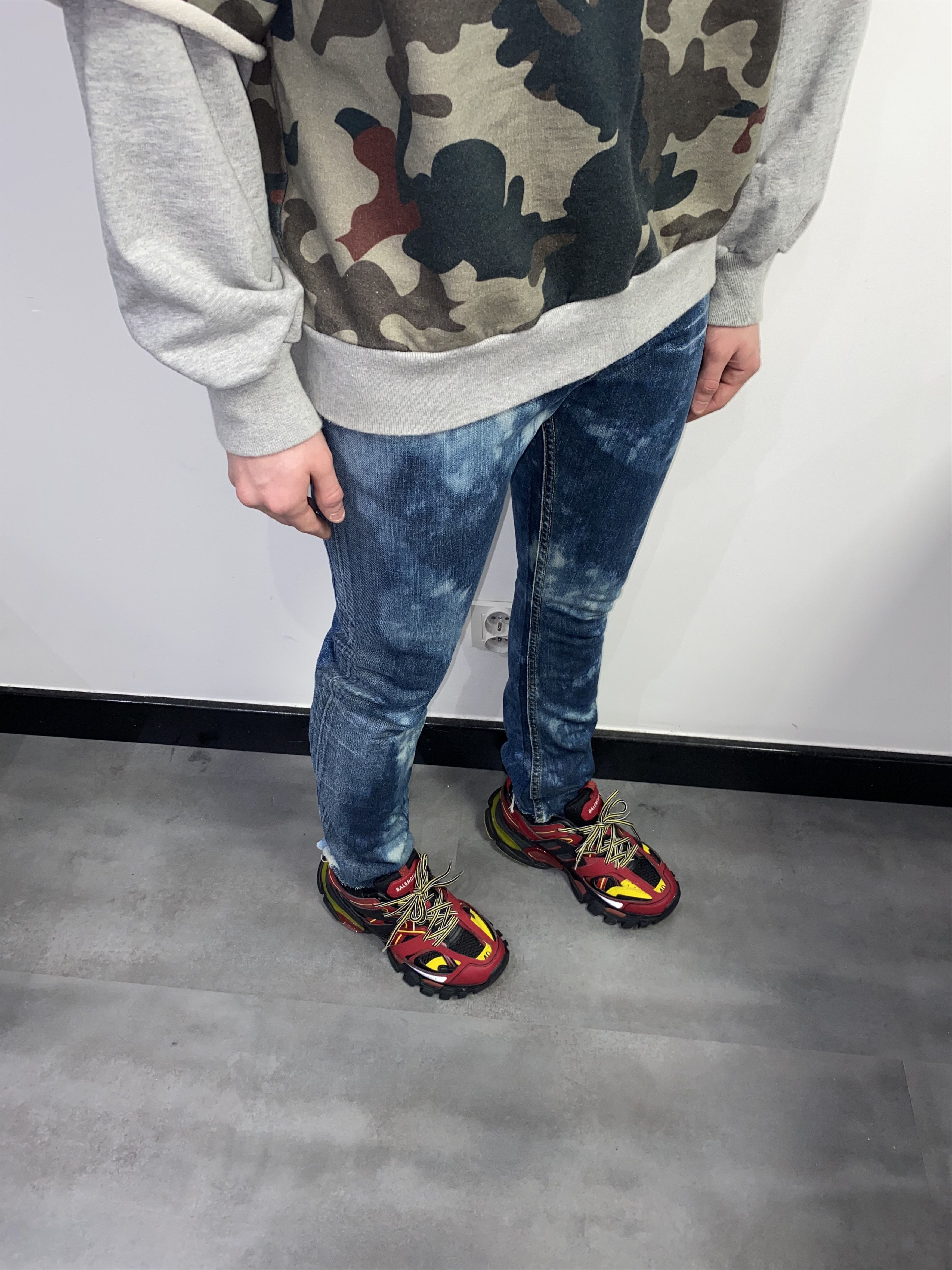 Levi's Custom Two Tone Bleached Levis Denim Pants Size US 30 / EU 46 - 4 Thumbnail
