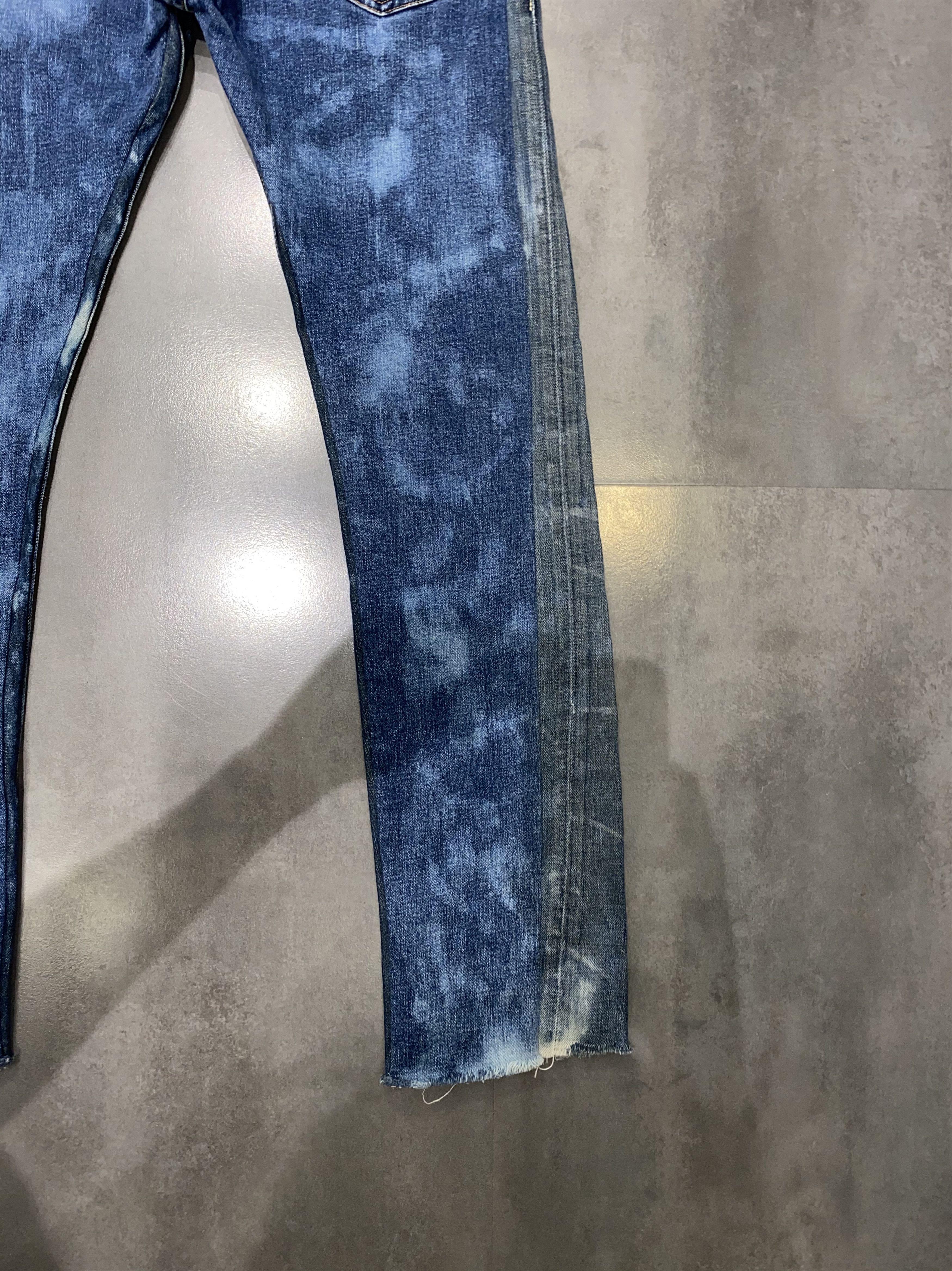 Levi's Custom Two Tone Bleached Levis Denim Pants Size US 30 / EU 46 - 11 Thumbnail