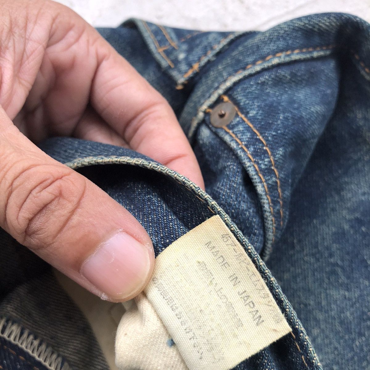 45rpm Vintage 45rpm Selvedge Denim Jeans Size US 28 / EU 44 - 7 Thumbnail
