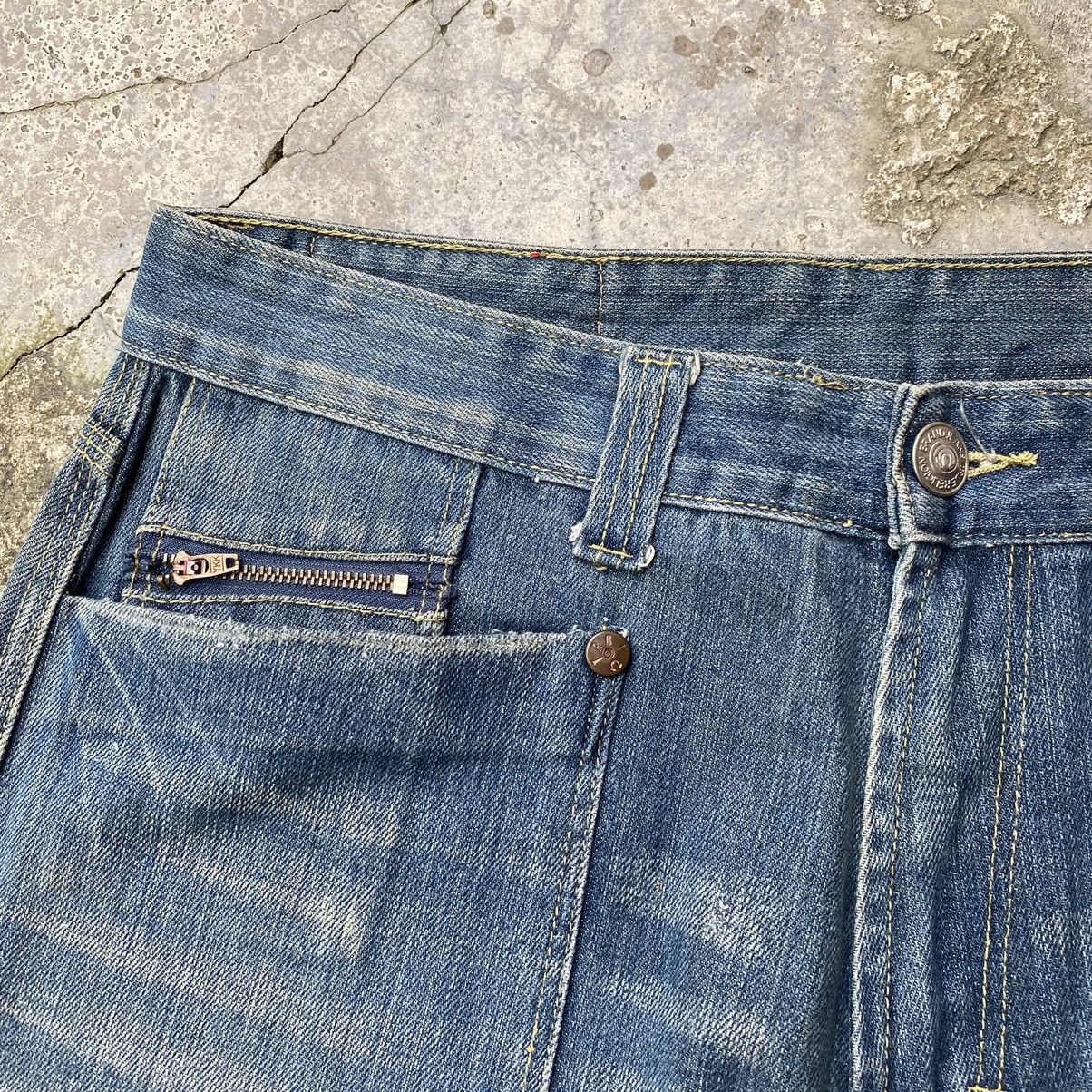 Japanese Brand True Religion Billy Patchwork Baggy Jeans Size US 33 - 4 Thumbnail