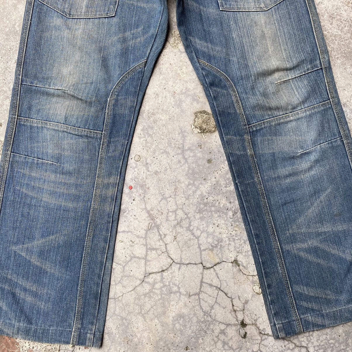 Japanese Brand True Religion Billy Patchwork Baggy Jeans Size US 33 - 2 Thumbnail